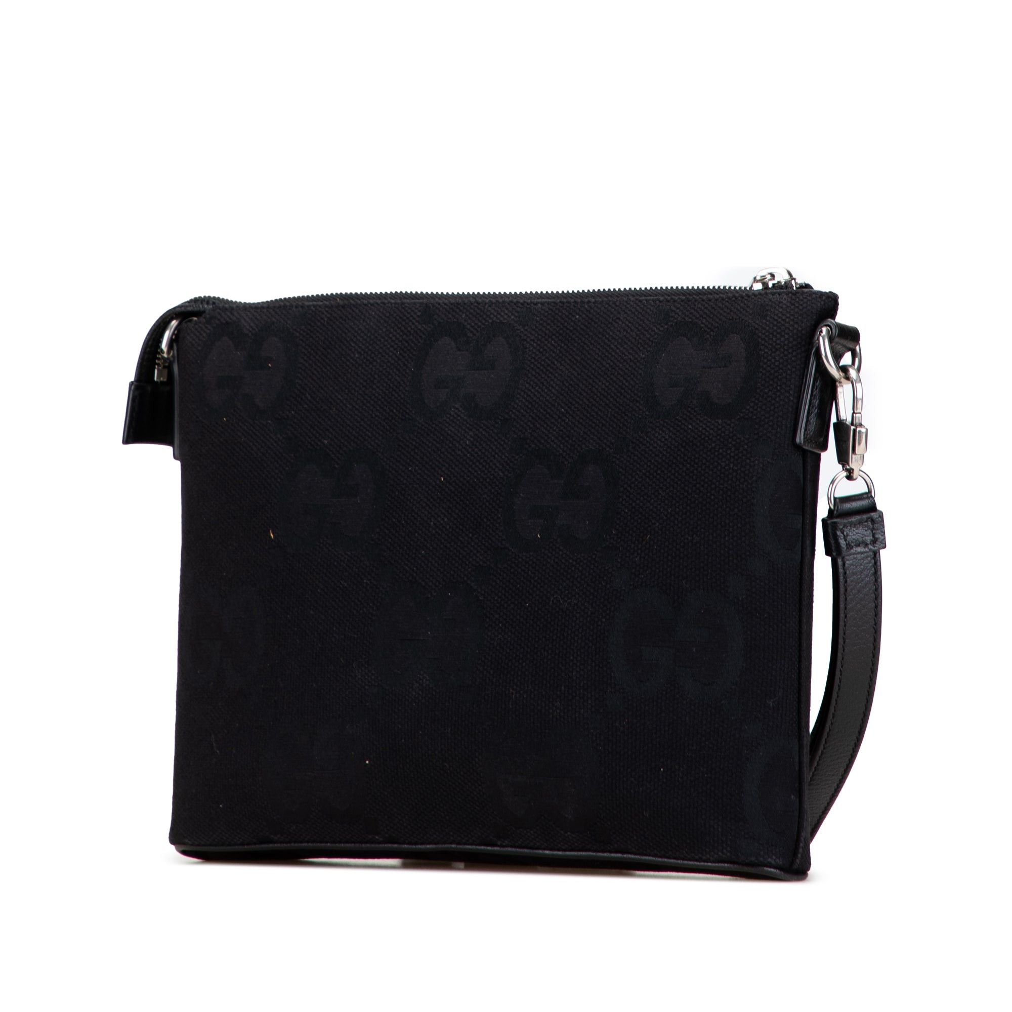 Gucci Jumbo GG Canvas Clutch on Strap Size ONE SIZE - 2 Thumbnail