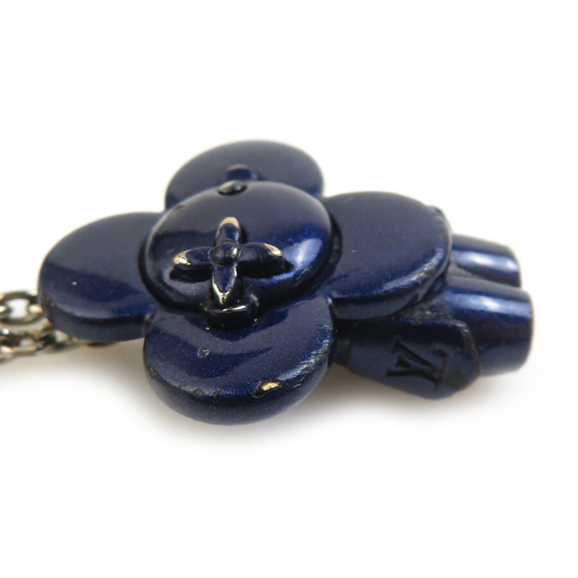 Louis Vuitton Louis Vuitton Collier Vivienne Metal Necklace in Navy/Silver for Women, MP3194 e61496a Size ONE SIZE - 3 Thumbnail