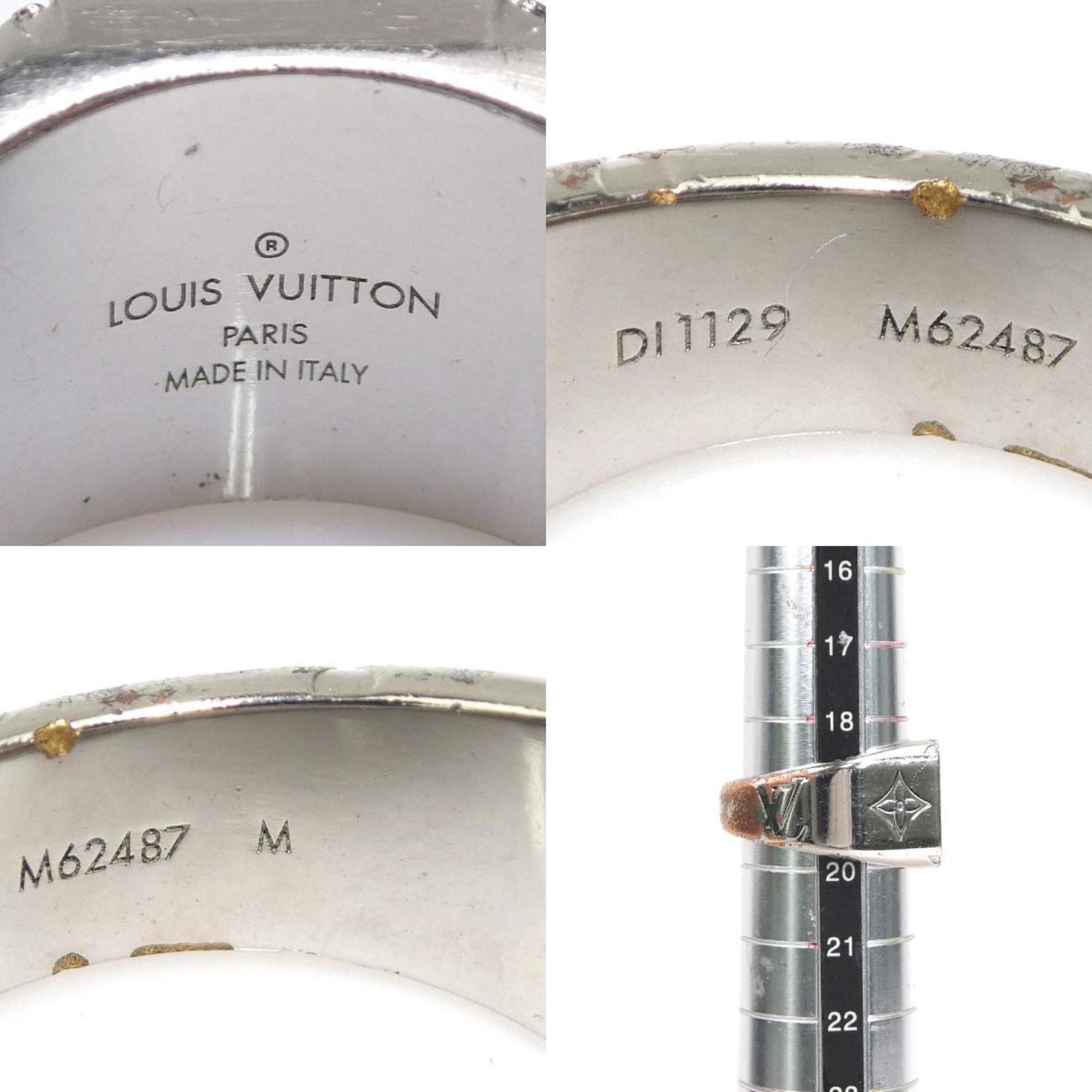 Louis Vuitton Louis Vuitton Signet Ring, Silver, Men's, M62487, Size 19, e61460i Size ONE SIZE - 5 Thumbnail