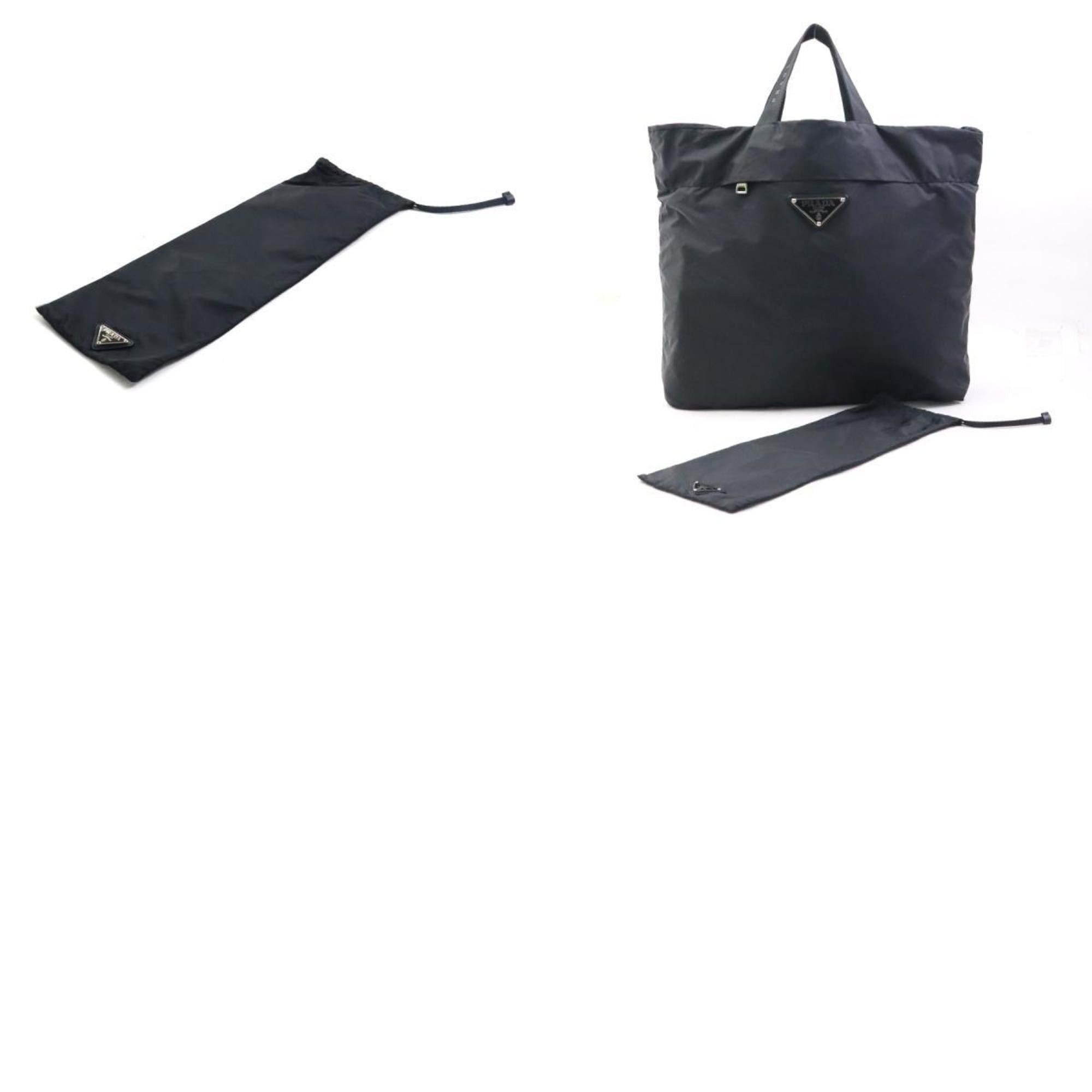 Prada Prada eco bag, nylon, black, unisex, 56531a Size ONE SIZE - 5 Thumbnail