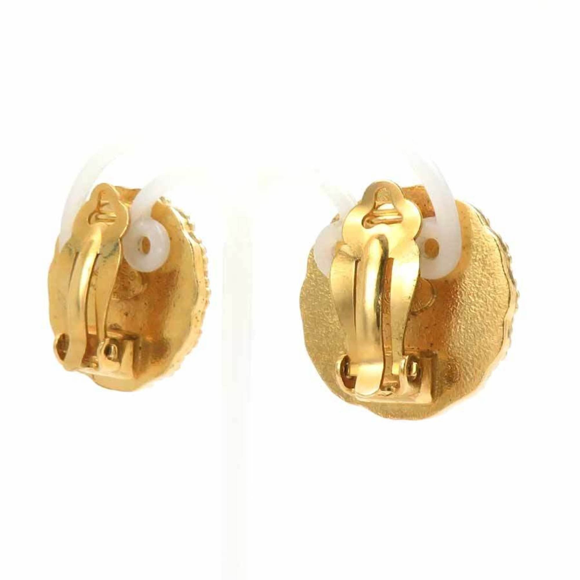 Chanel CHANEL Coco Mark Metal Gold Earrings for Women e61450i Size ONE SIZE - 2 Thumbnail