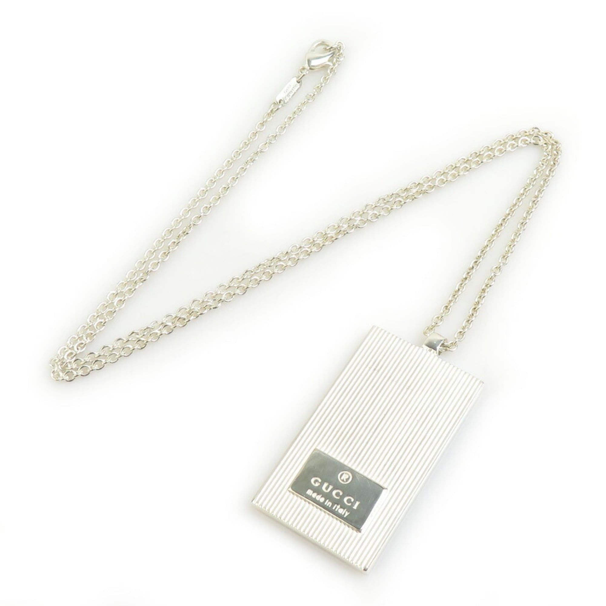 Gucci Gucci necklace in 925 silver for men (e61495a) Size ONE SIZE - 2 Thumbnail