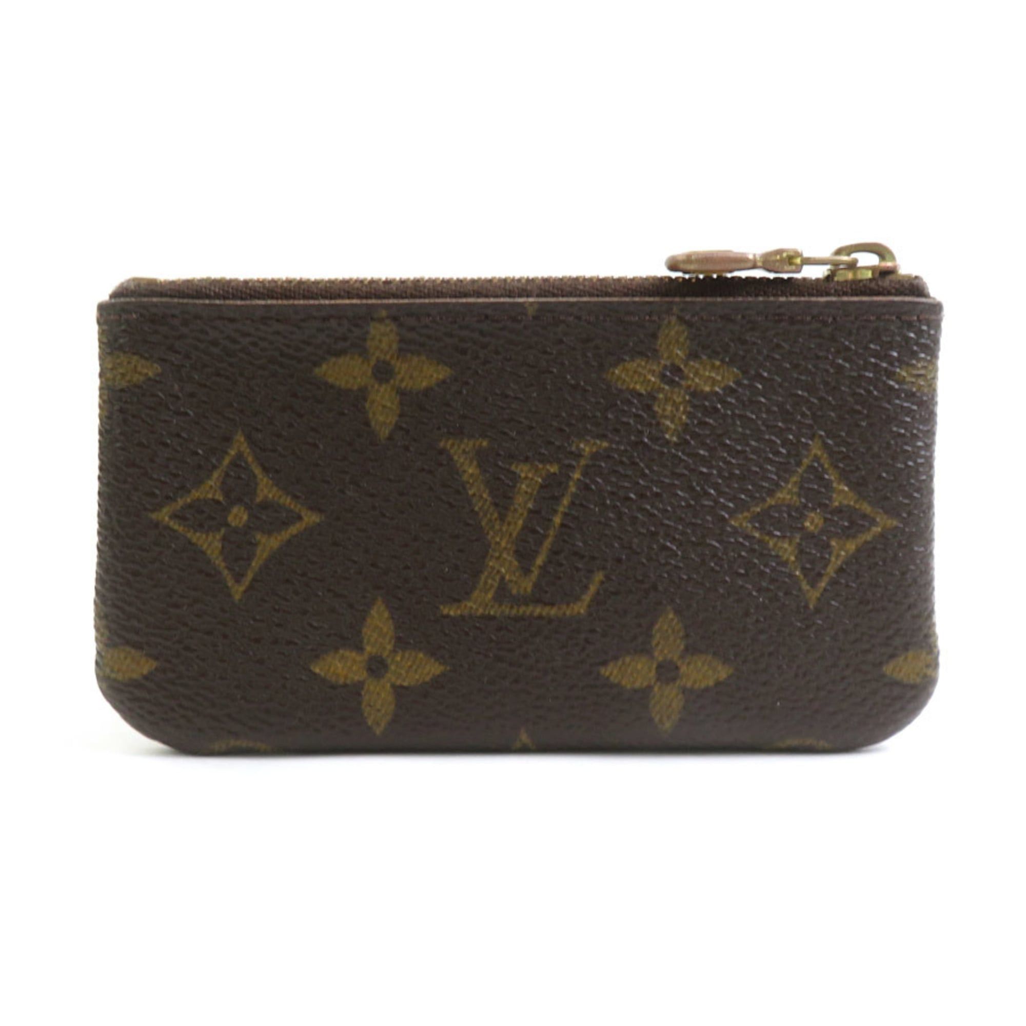 Louis Vuitton Louis Vuitton Monogram Canvas Key Case, Wallet, Coin Purse, Pochette Cle, Brown and Gold, Unisex, M62650 e61463 Size ONE SIZE - 2 Thumbnail