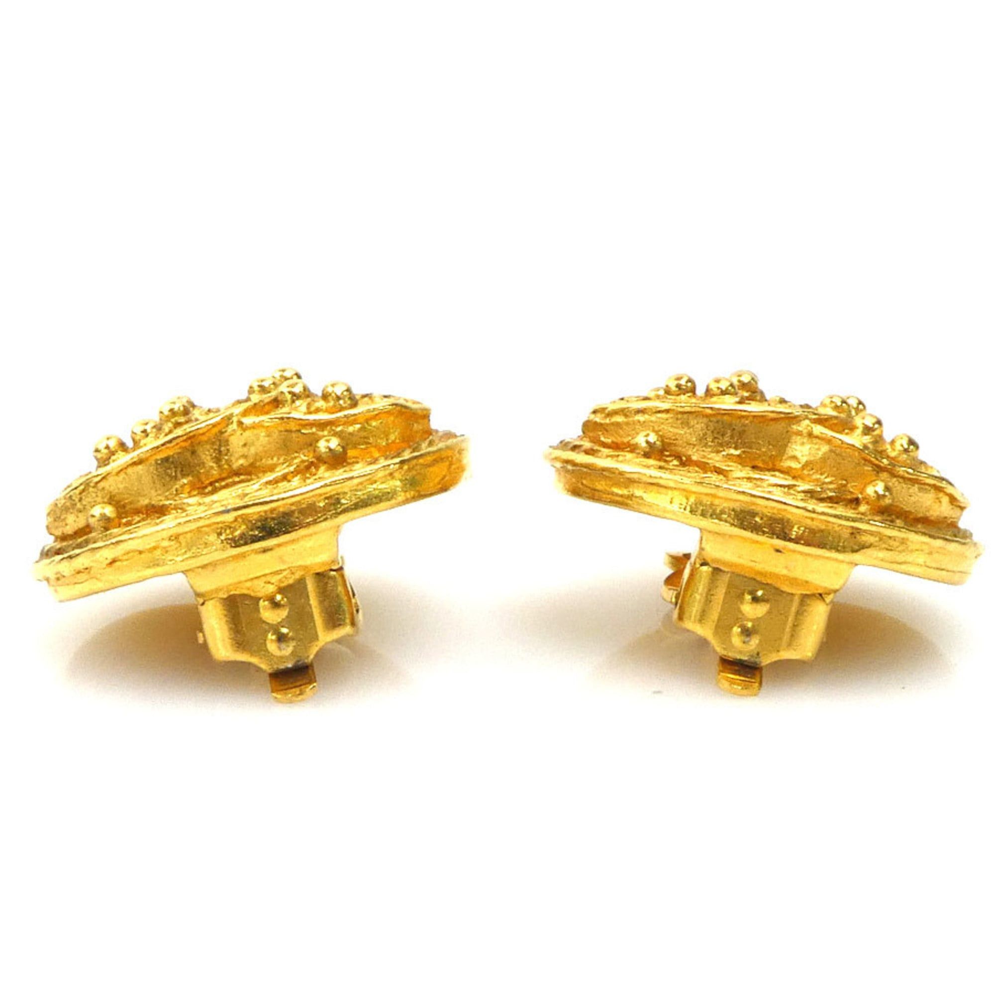 Chanel CHANEL Coco Mark Metal Gold Earrings for Women e61487n Size ONE SIZE - 3 Thumbnail
