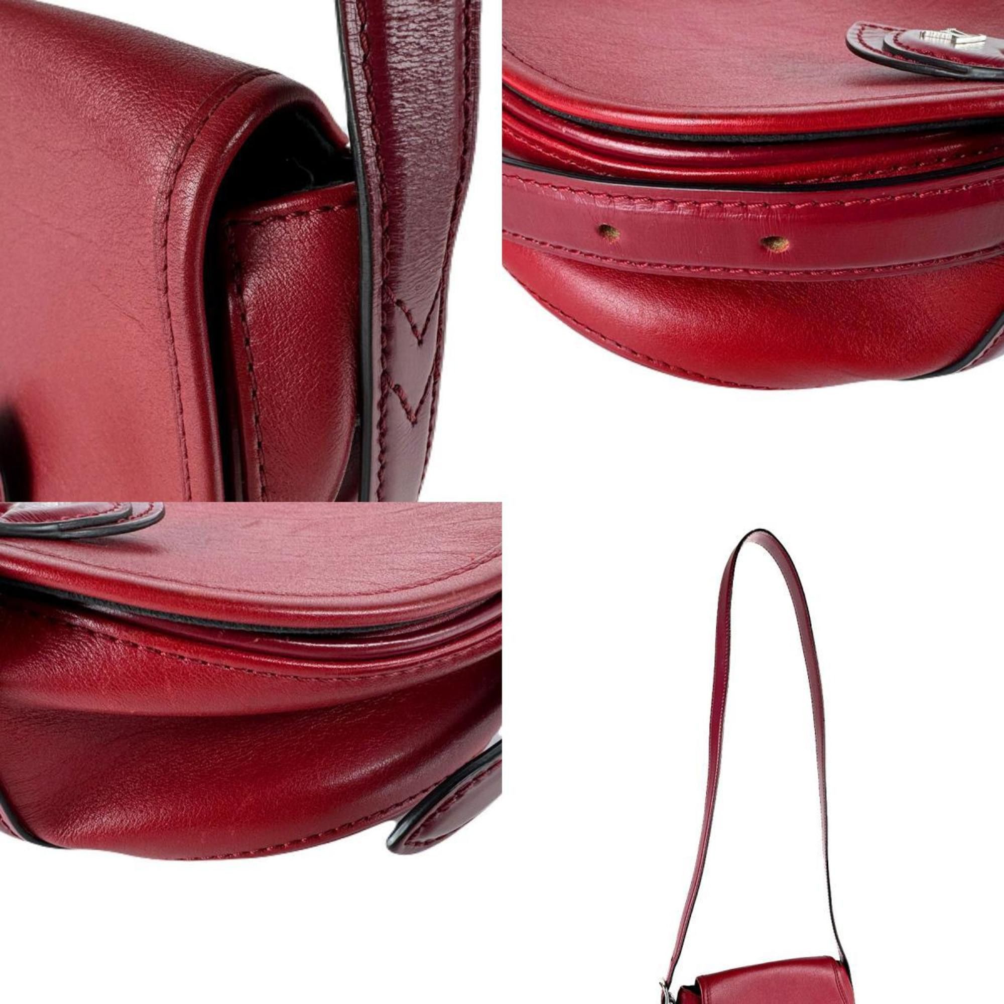 Louis Vuitton Louis Vuitton Women's Tan Blanc Shoulder Bag in Dark Red and Silver (z8714) Size ONE SIZE - 4 Thumbnail