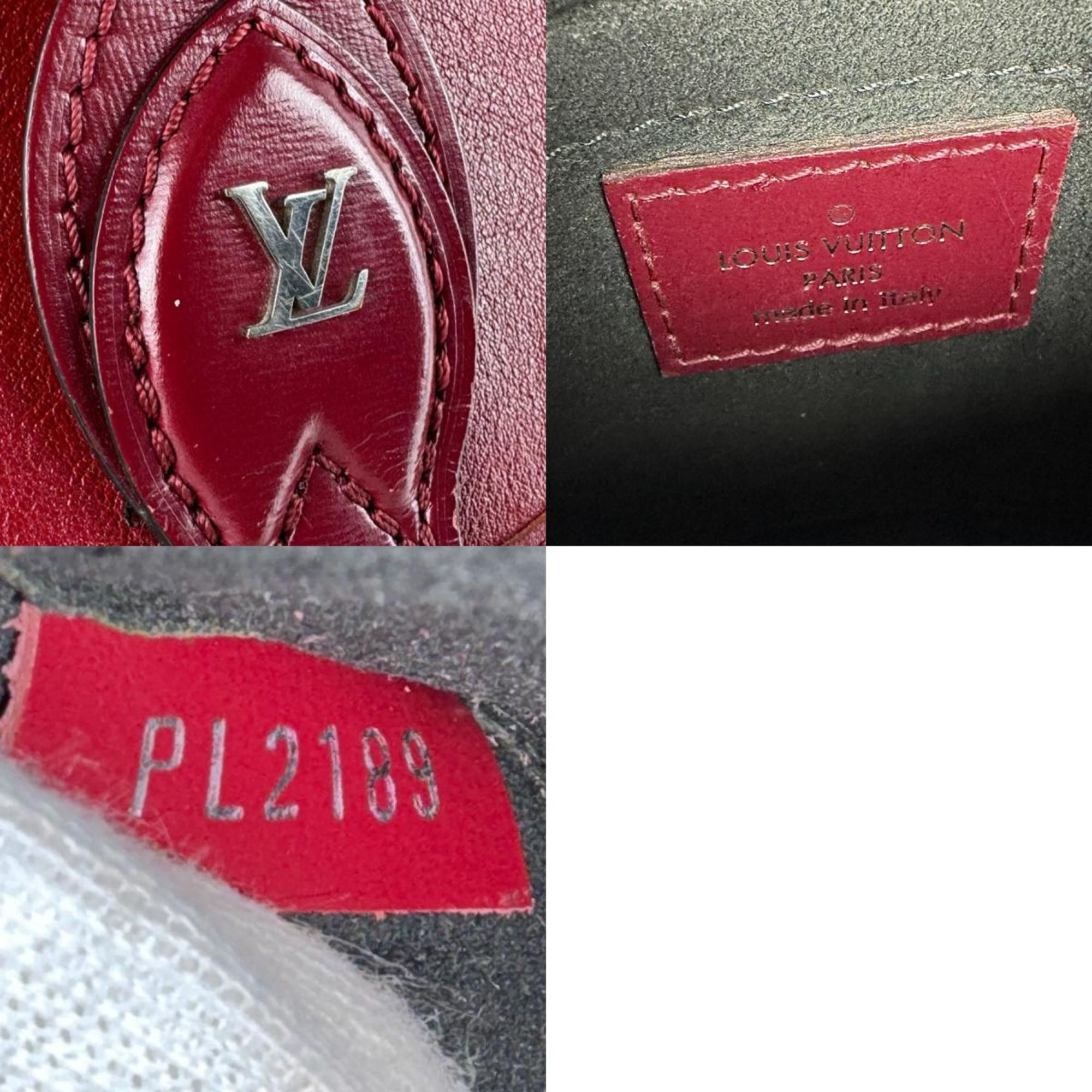 Louis Vuitton Louis Vuitton Women's Tan Blanc Shoulder Bag in Dark Red and Silver (z8714) Size ONE SIZE - 5 Thumbnail