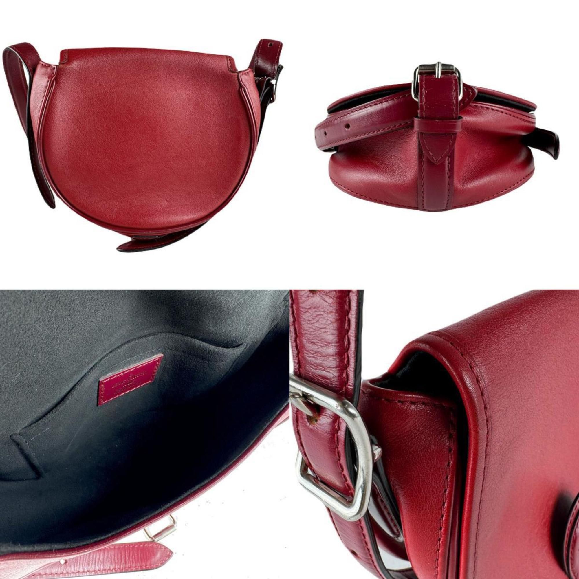 Louis Vuitton Louis Vuitton Women's Tan Blanc Shoulder Bag in Dark Red and Silver (z8714) Size ONE SIZE - 3 Thumbnail