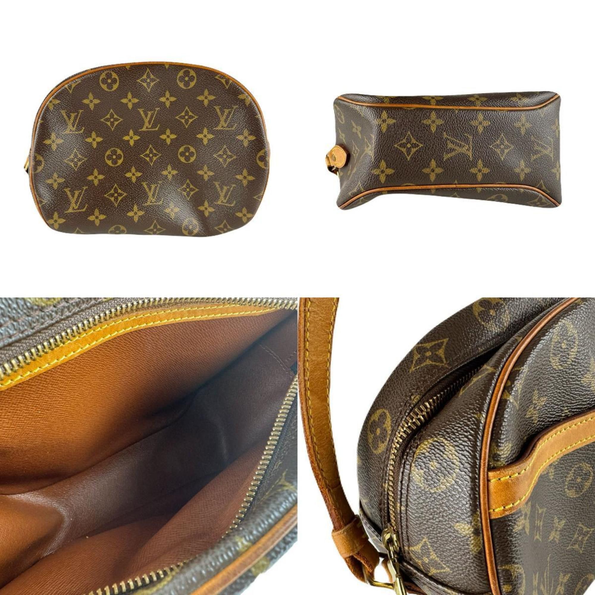 Louis Vuitton Louis Vuitton Monogram Blois Shoulder Bag in Canvas, Brown and Gold, Women's, M51221 z8703 Size ONE SIZE - 3 Thumbnail