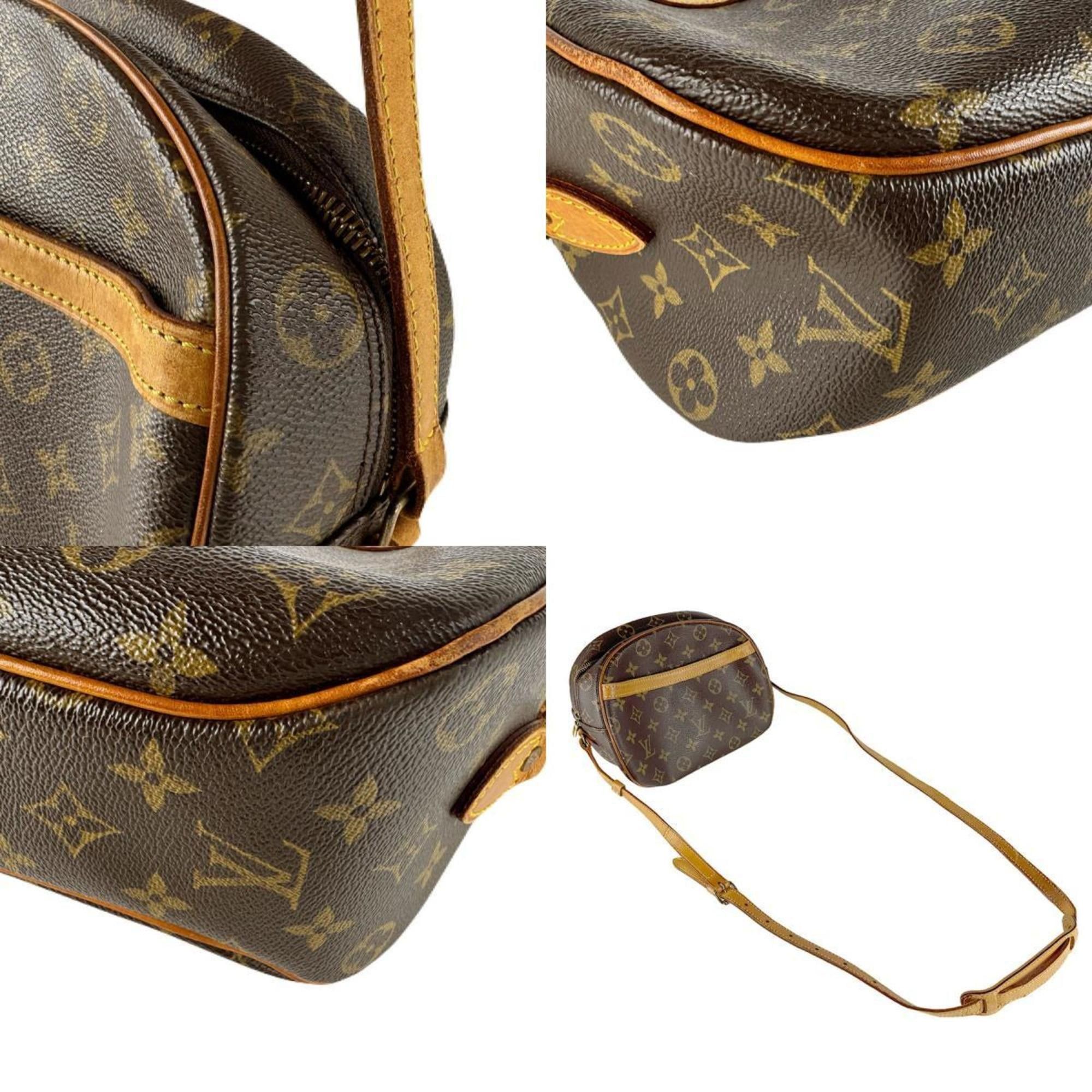 Louis Vuitton Louis Vuitton Monogram Blois Shoulder Bag in Canvas, Brown and Gold, Women's, M51221 z8703 Size ONE SIZE - 4 Thumbnail