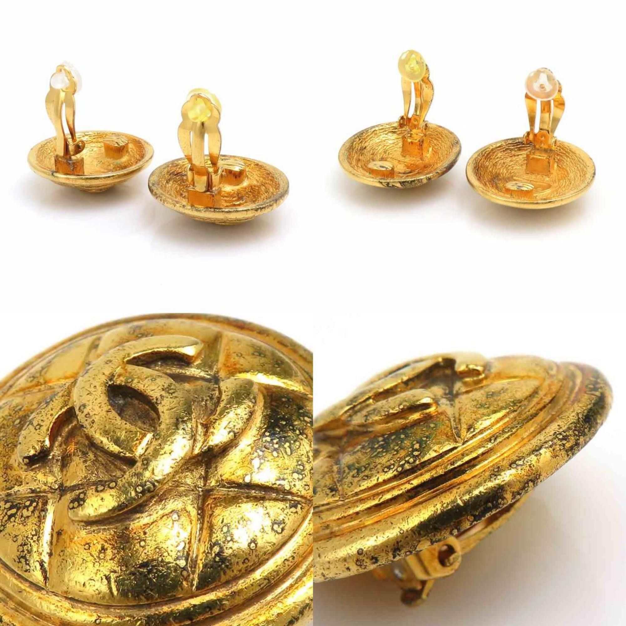Chanel CHANEL Metal Gold Earrings for Women h31938i Size ONE SIZE - 3 Thumbnail