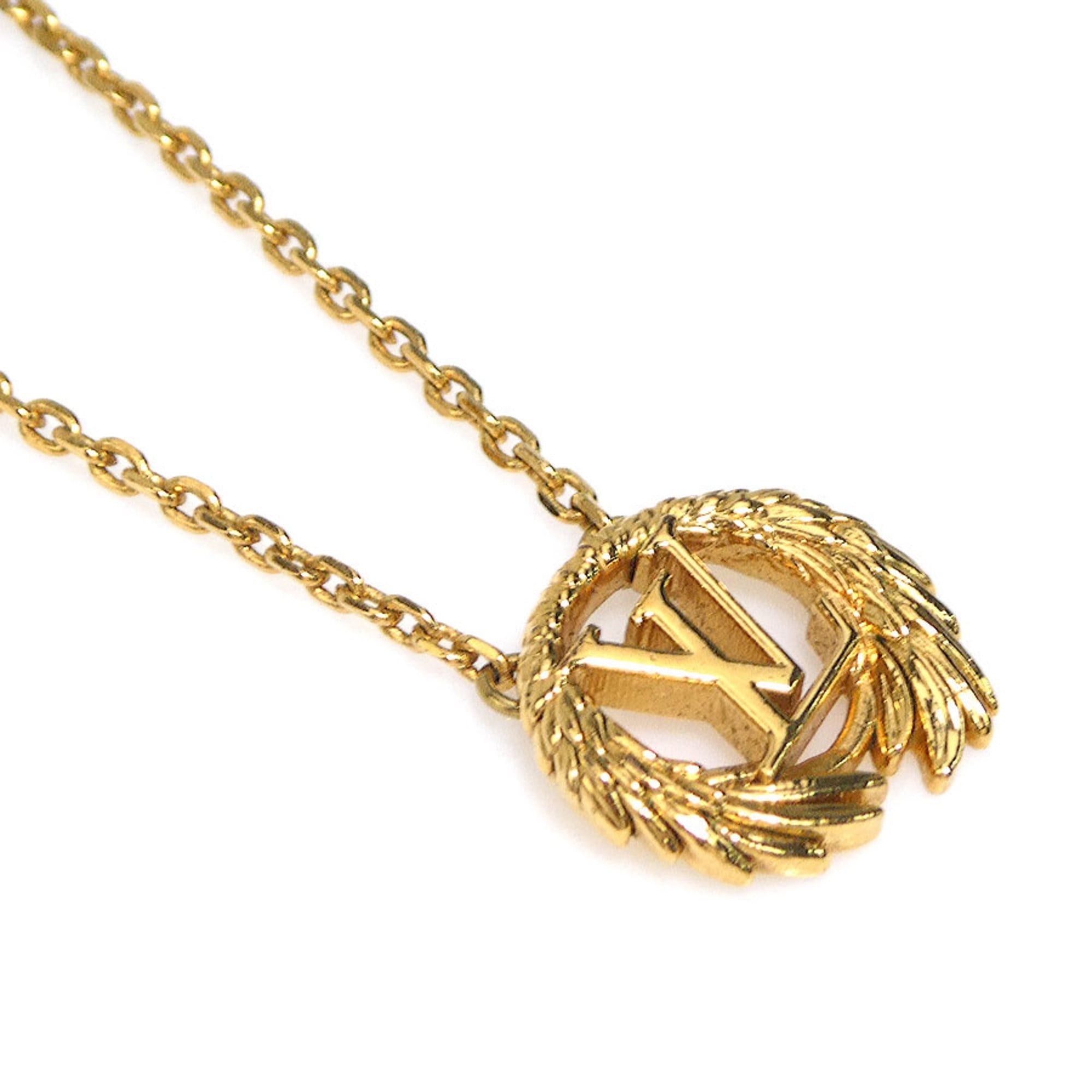 Louis Vuitton Louis Vuitton Collier Necklace, LV Angel Metal Gold, Women's, M64291 e61436i Size ONE SIZE - 2 Thumbnail