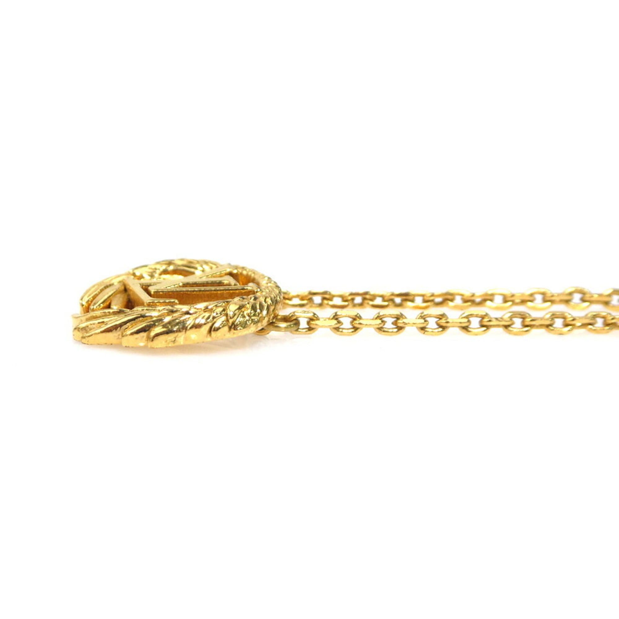 Louis Vuitton Louis Vuitton Collier Necklace, LV Angel Metal Gold, Women's, M64291 e61436i Size ONE SIZE - 3 Thumbnail
