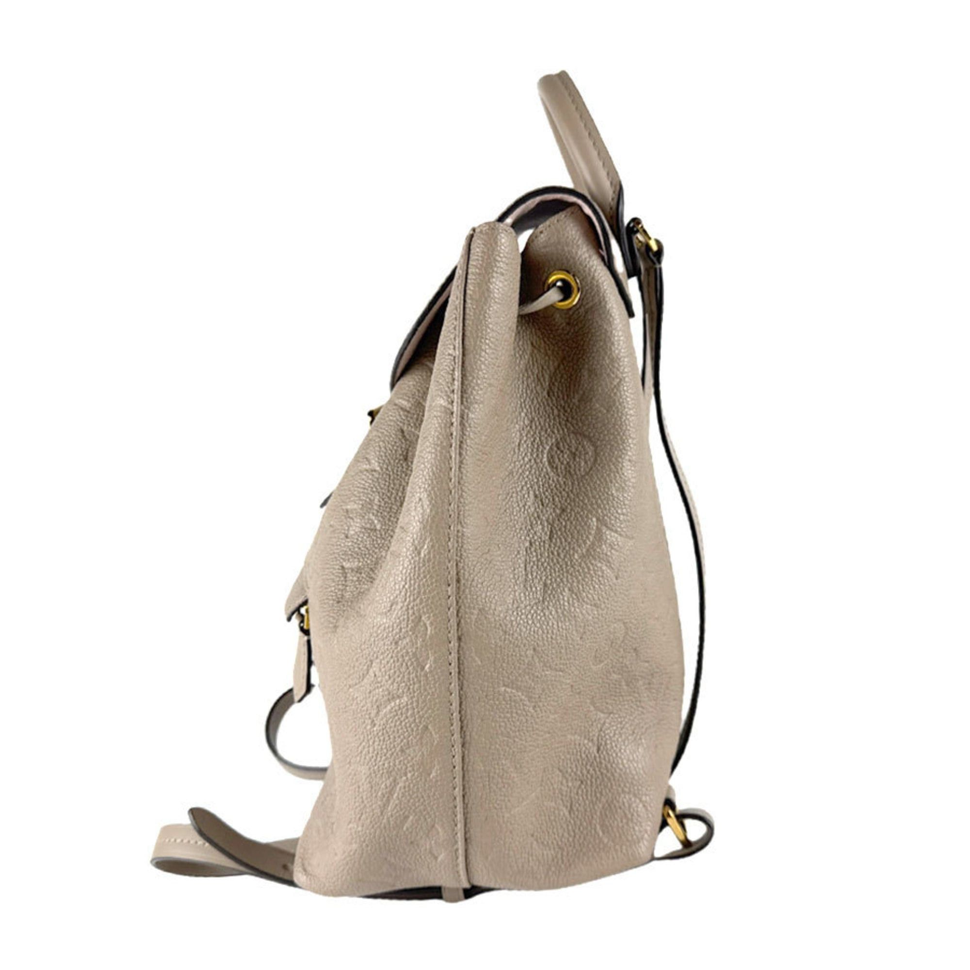 Louis Vuitton Louis Vuitton Monogram Empreinte Montsouris PM Backpack in Greige and Gold, Women's, M45410 z8702 Size ONE SIZE - 2 Thumbnail