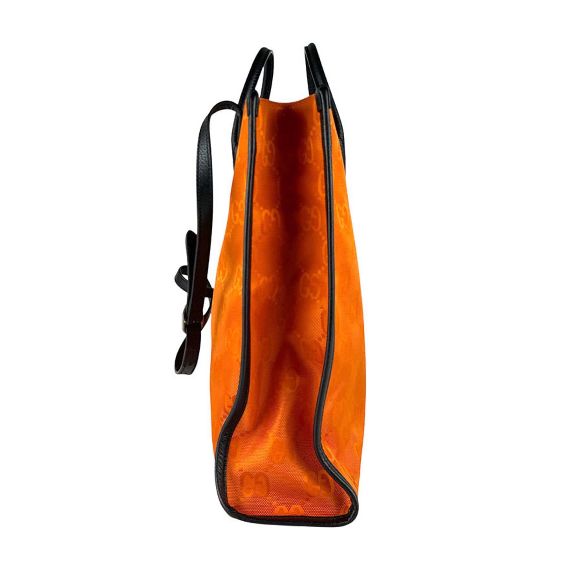 Gucci Gucci Off the Grid handbag/shoulder bag in nylon/leather, orange and black, unisex, 630355 z8660 Size ONE SIZE - 2 Thumbnail