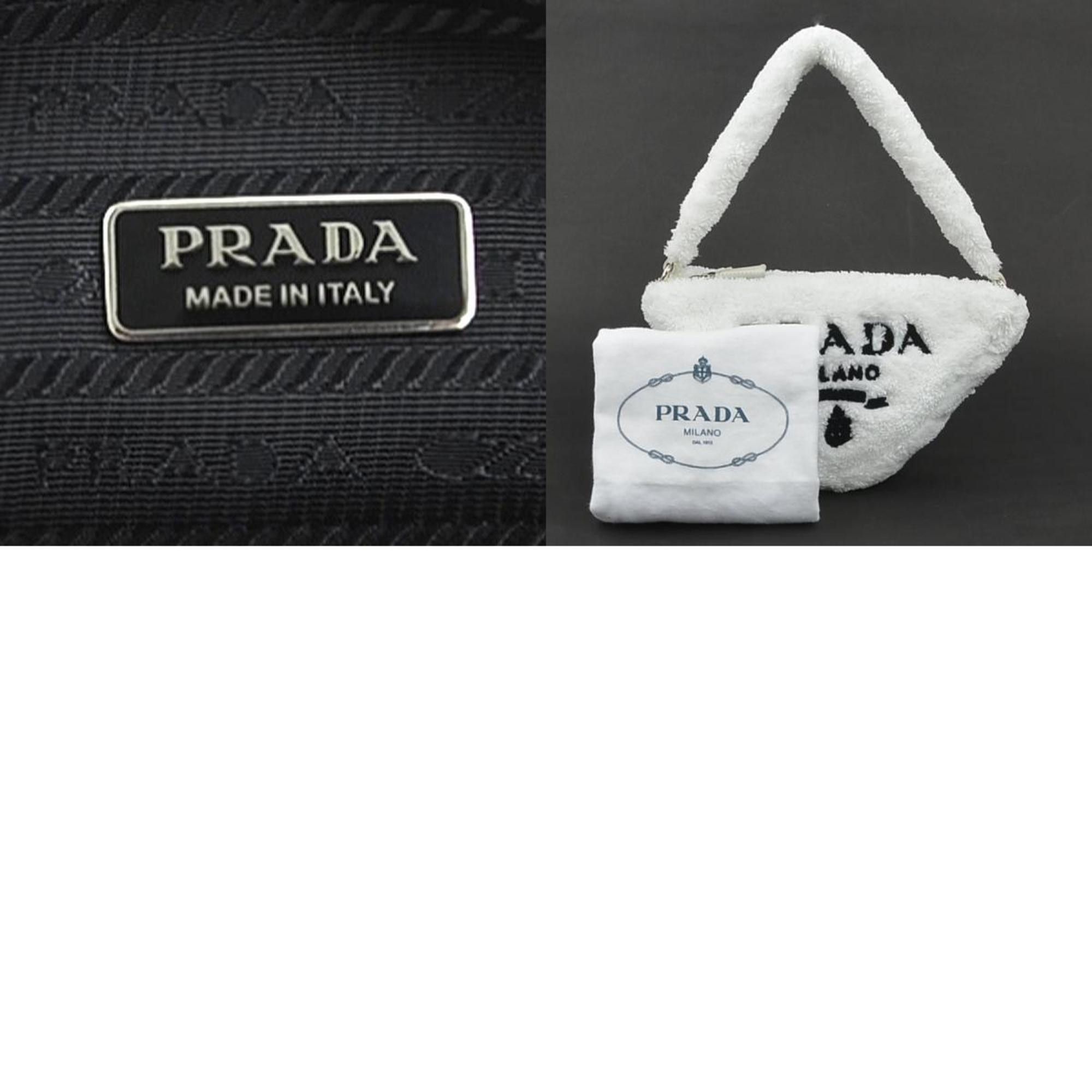 Prada Prada Pile Handbag White Women's 1NE043 r11001i Size ONE SIZE - 5 Thumbnail