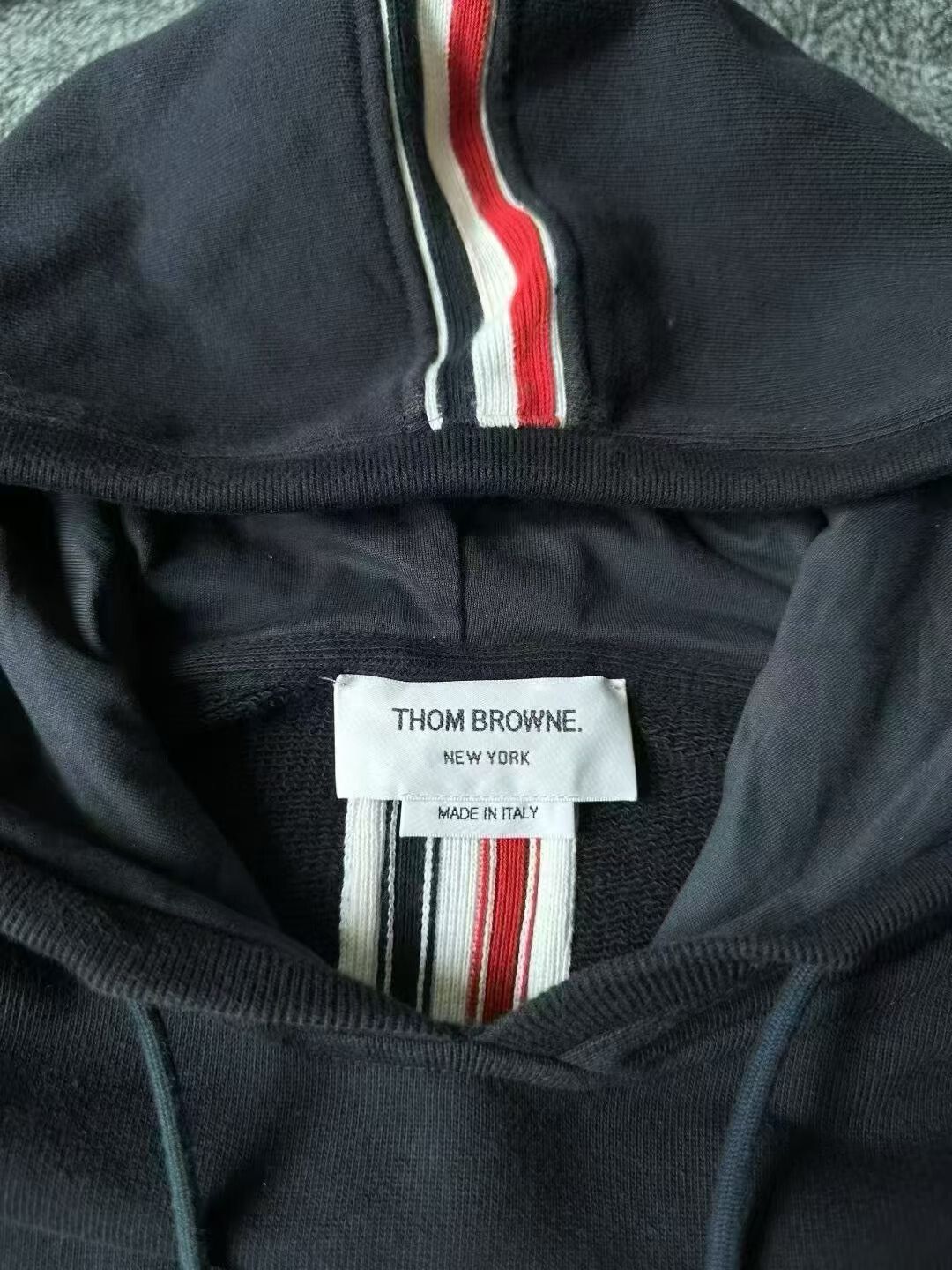 Thom Browne Thom Browne Back Colored Stripe Hoodie Size US S / EU 44-46 / 1 - 3 Thumbnail