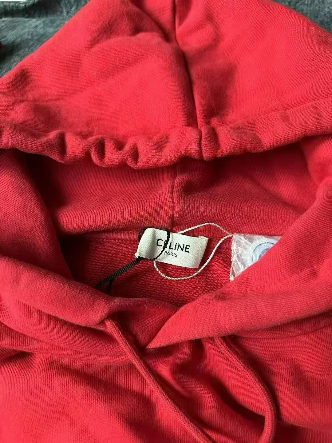 Celine Celine Red Logo Hoodie Size US M / EU 48-50 / 2 - 4 Thumbnail