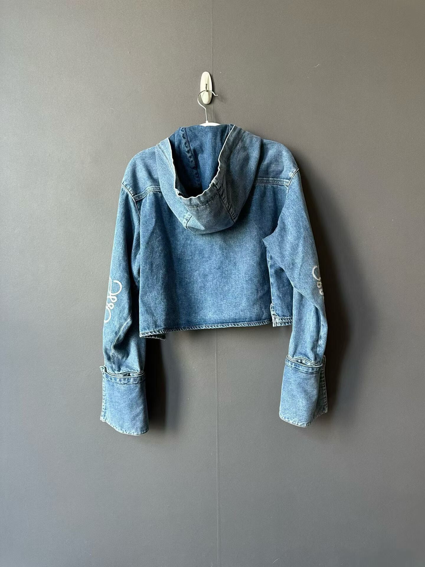 Loewe Loewe Hooded Denim Jacket Size S / US 4 / IT 40 - 2 Thumbnail