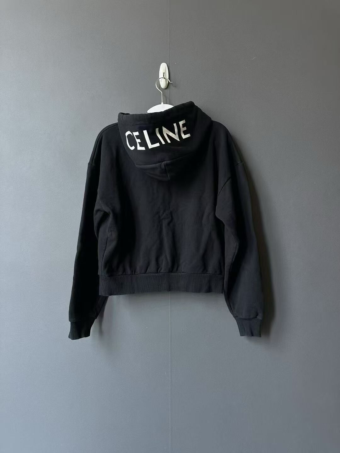 Celine Celine Letter Logo Zip Hoodie Size S / US 4 / IT 40 - 2 Thumbnail