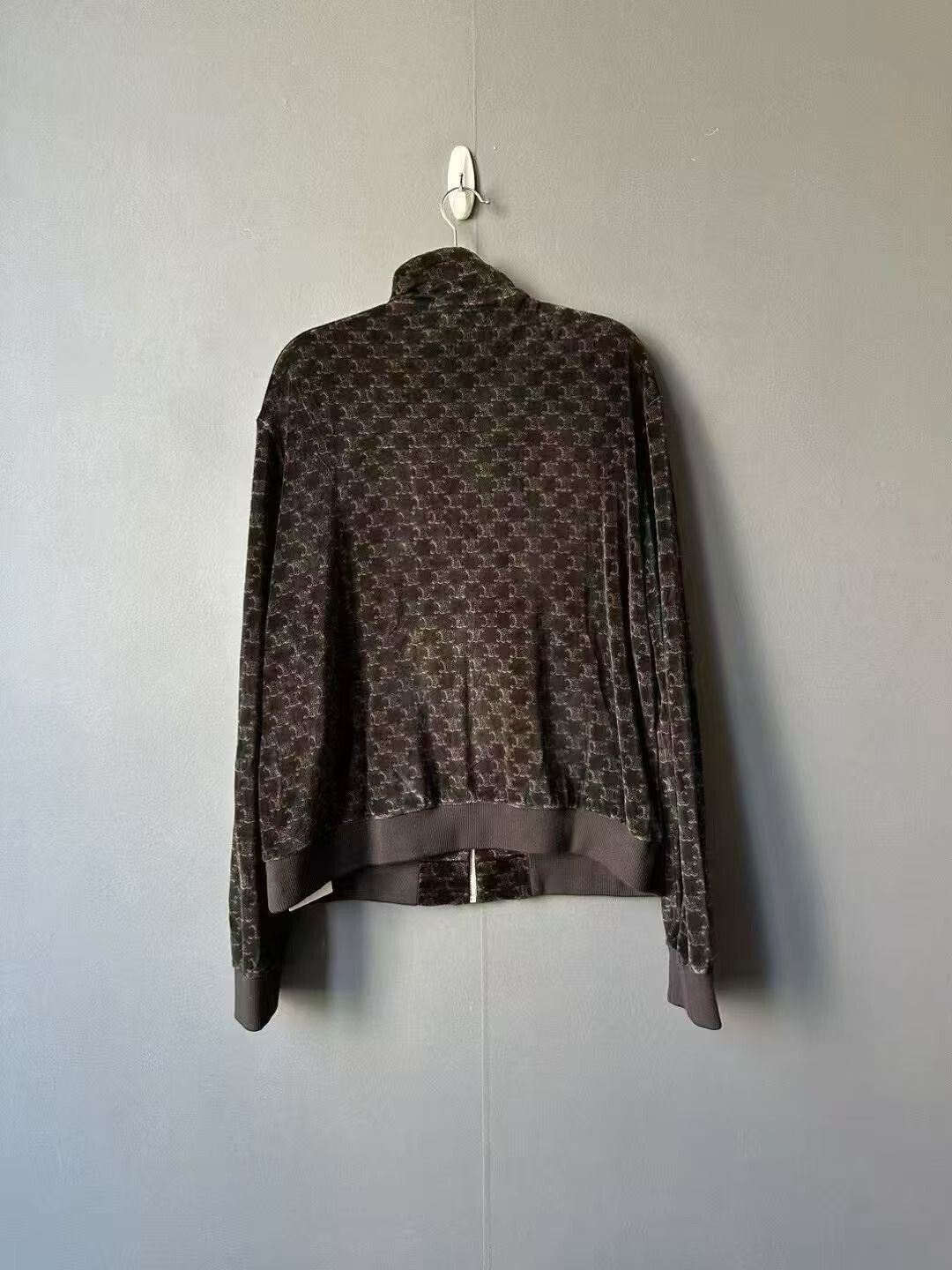 Celine Celine Velvet All-Over Print Jacket Size US L / EU 52-54 / 3 - 2 Thumbnail