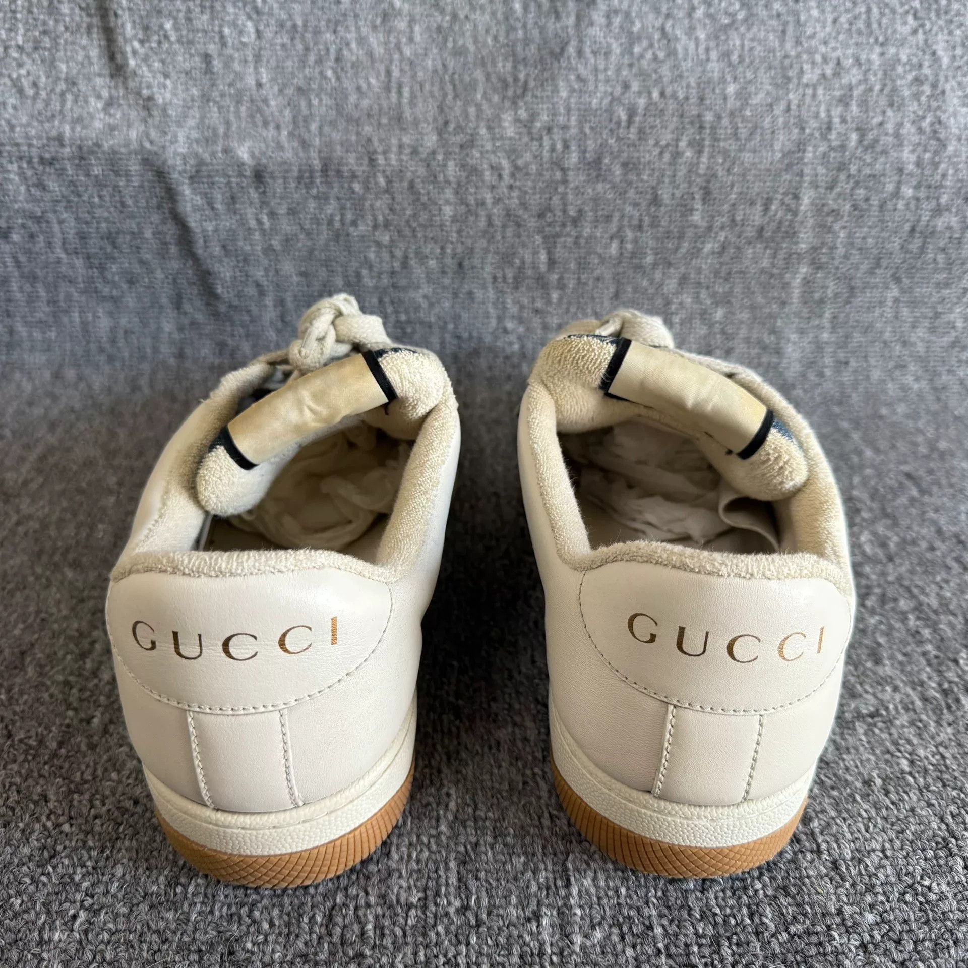Gucci Gucci Denim Blue Dirty Shoes Size 40 Size US 7 / EU 40 - 4 Thumbnail