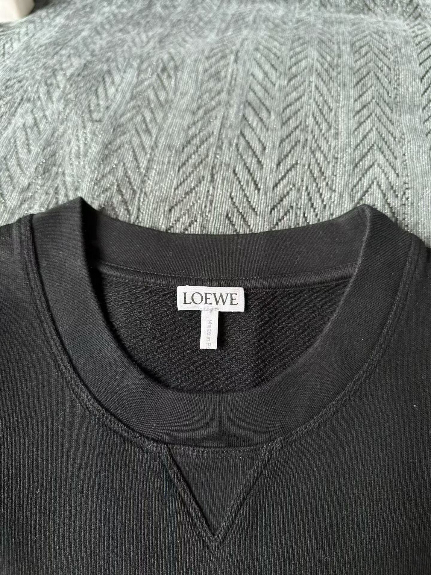 Loewe Loewe Black Embroidered Sweatshirt Size US S / EU 44-46 / 1 - 3 Thumbnail