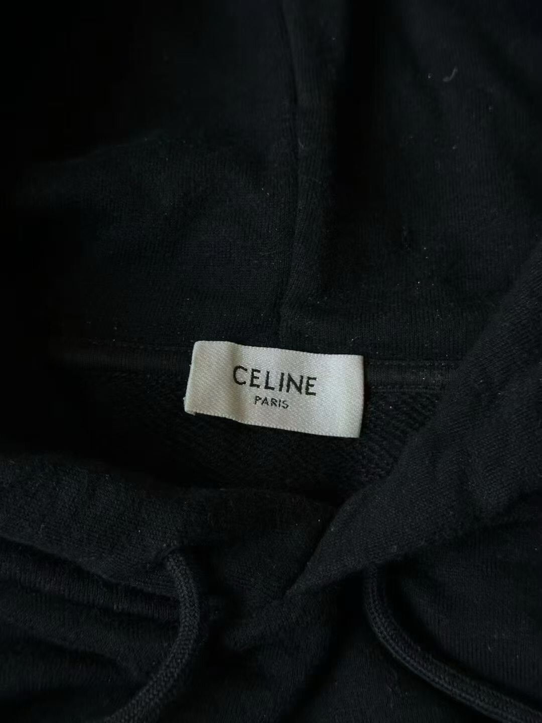 Celine Celine Black Logo Hoodie Size US S / EU 44-46 / 1 - 2 Thumbnail