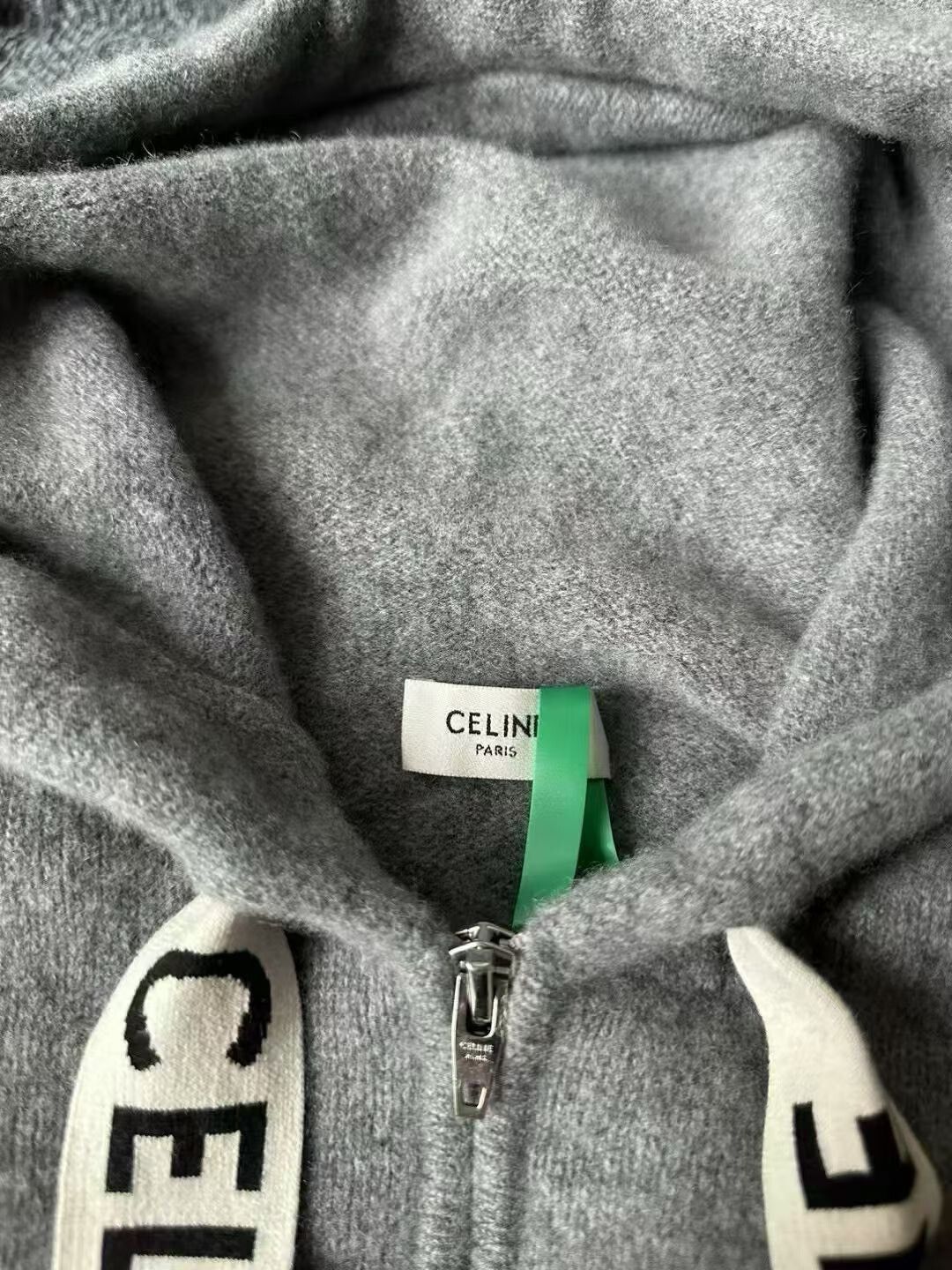 Celine Celine Cashmere Drawstring Zipper Hoodie Size US S / EU 44-46 / 1 - 3 Thumbnail