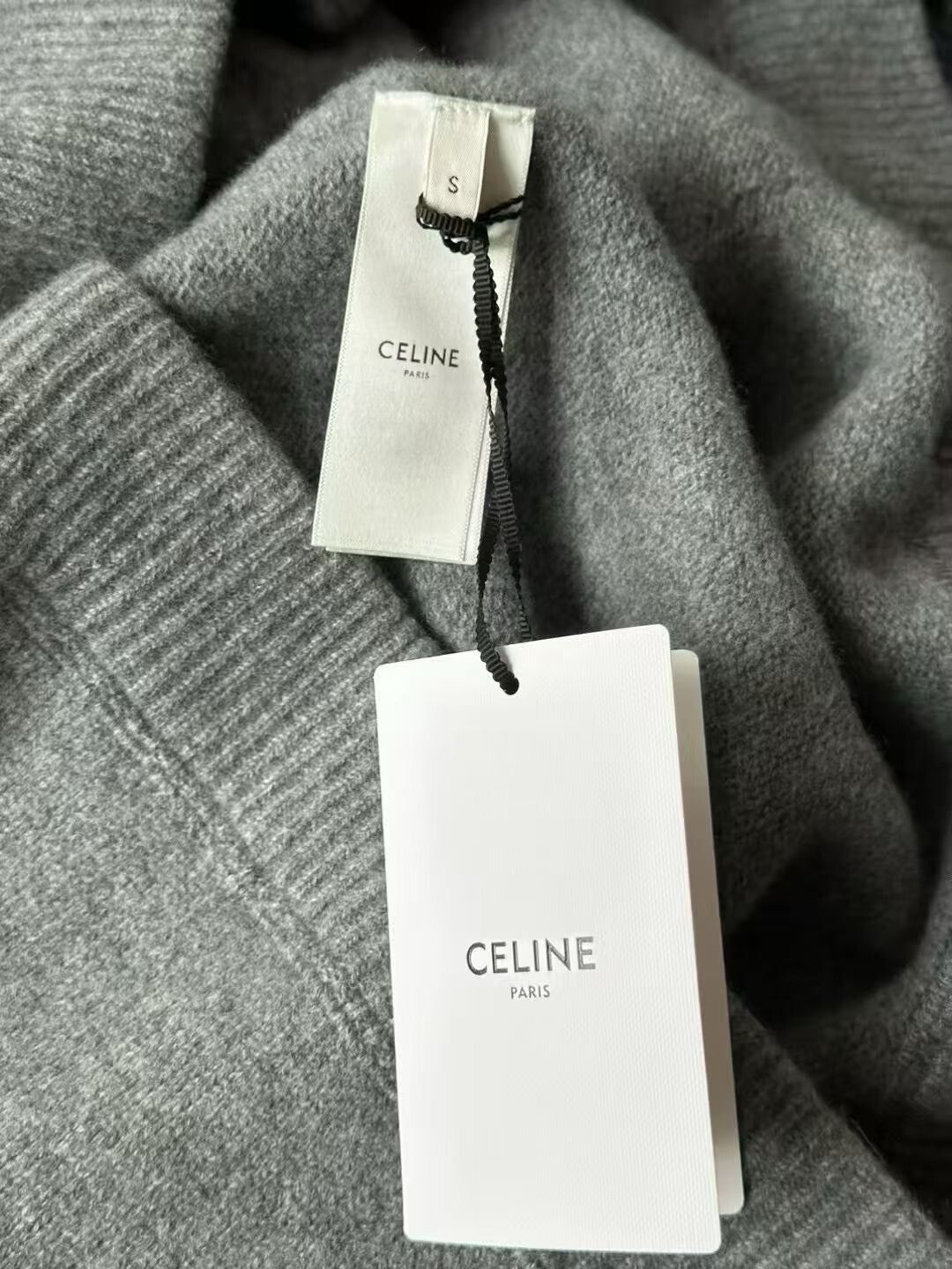 Celine Celine Cashmere Drawstring Zipper Hoodie Size US S / EU 44-46 / 1 - 4 Thumbnail