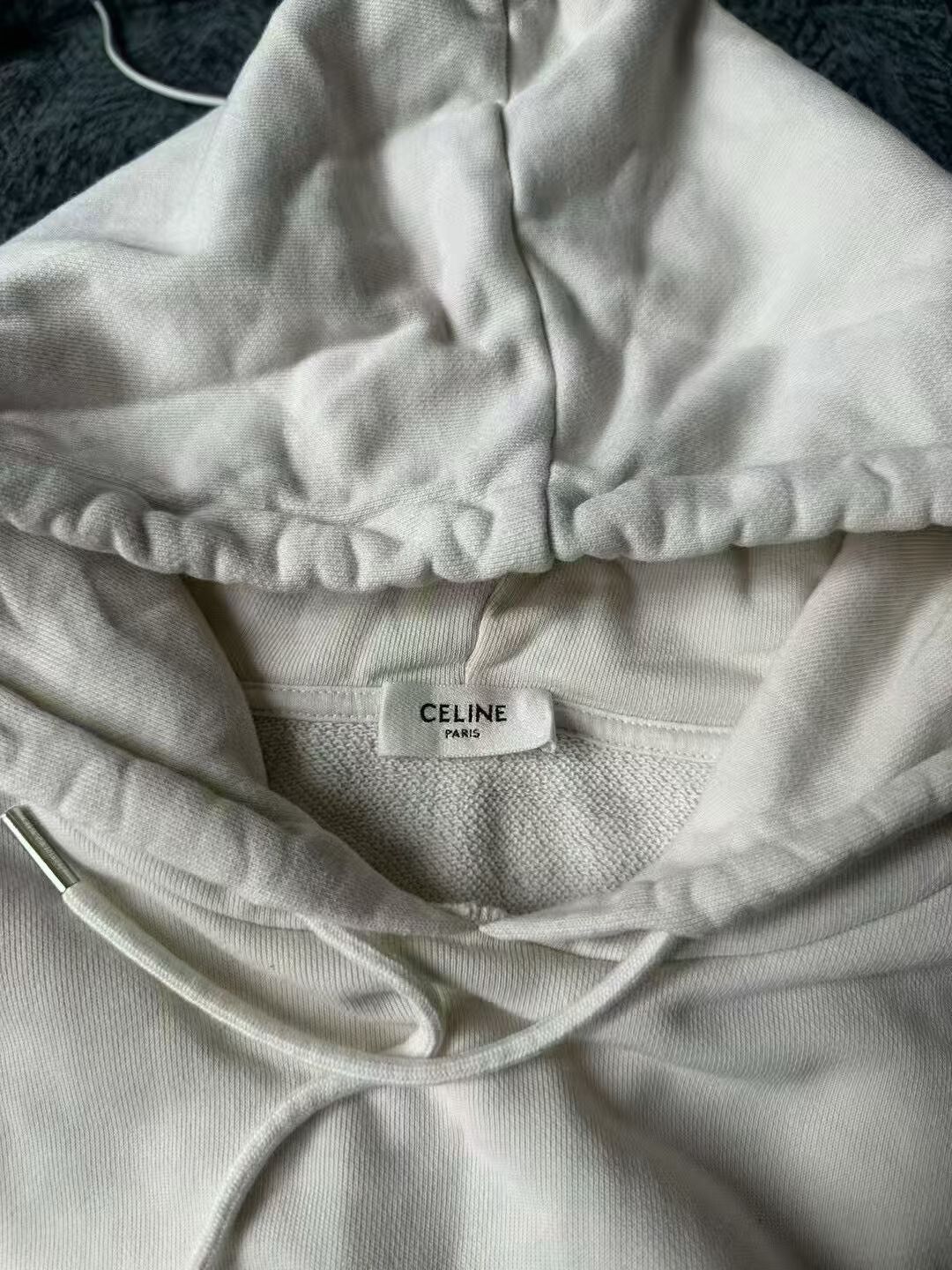 Celine Celine Short-Sleeve Hoodie Size S / US 4 / IT 40 - 3 Thumbnail