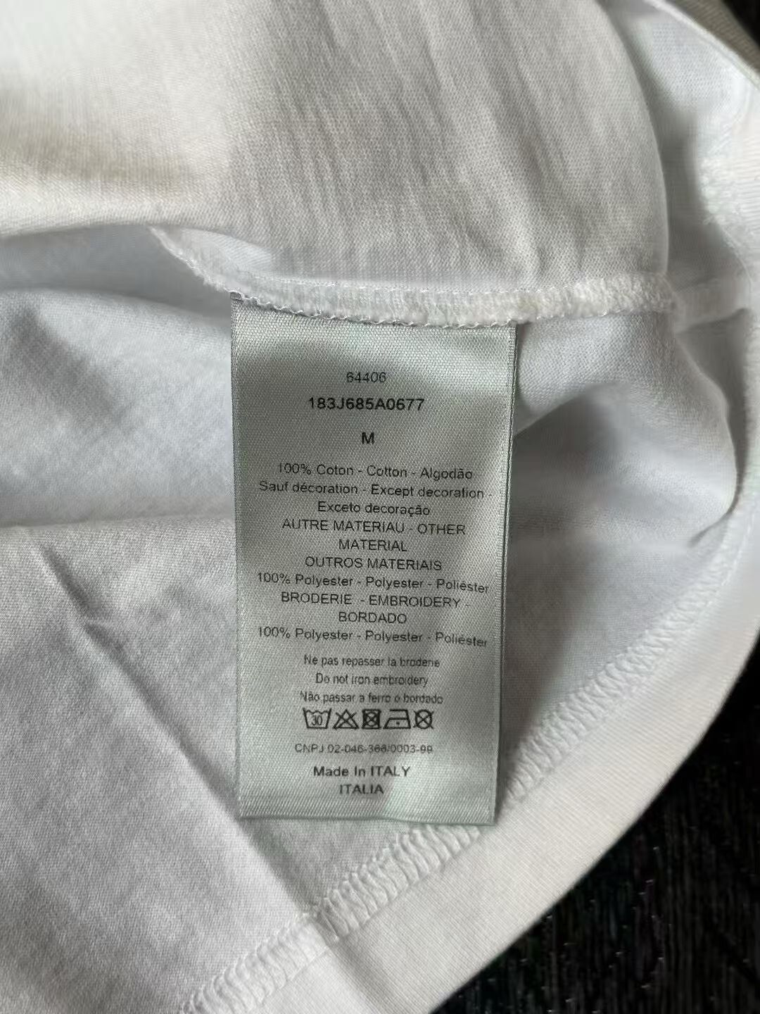 Dior Dior Large Logo Short-Sleeve T-Shirt Size US M / EU 48-50 / 2 - 3 Thumbnail