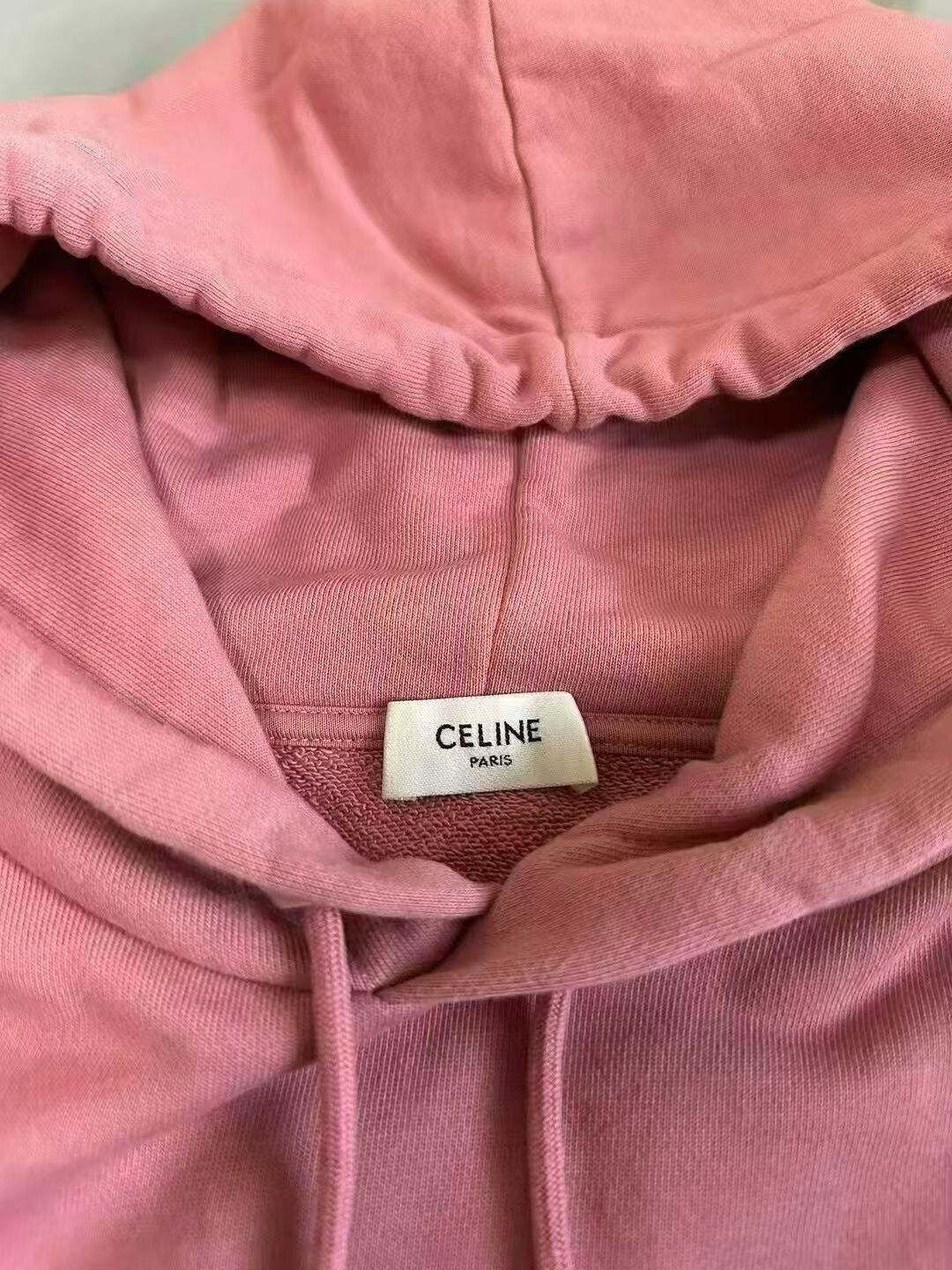Celine Celine Pink Logo Hoodie Size S / US 4 / IT 40 - 3 Thumbnail