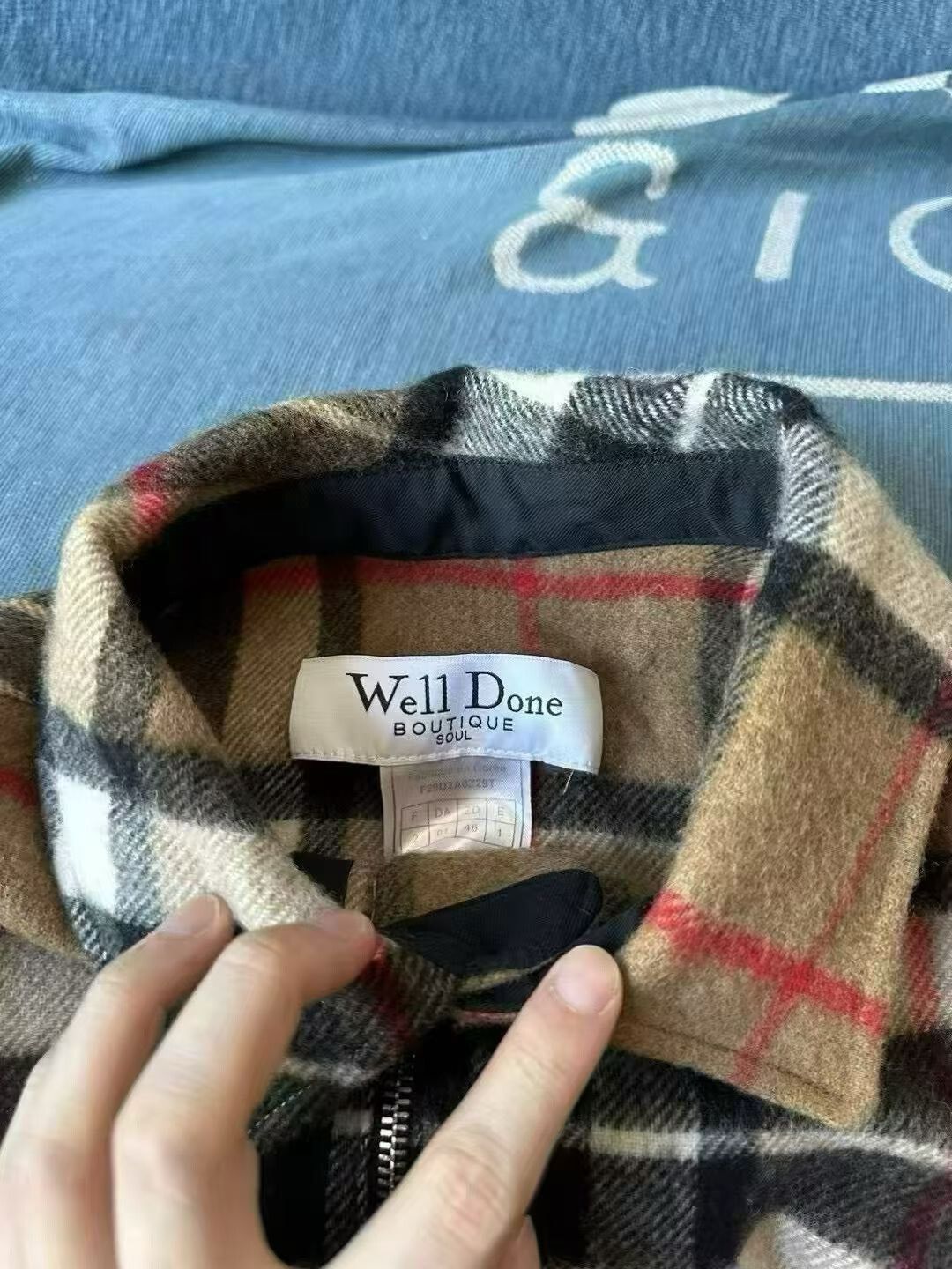 WE11DONE we11done Checkered Half-Zip Jacket Size US M / EU 48-50 / 2 - 3 Thumbnail