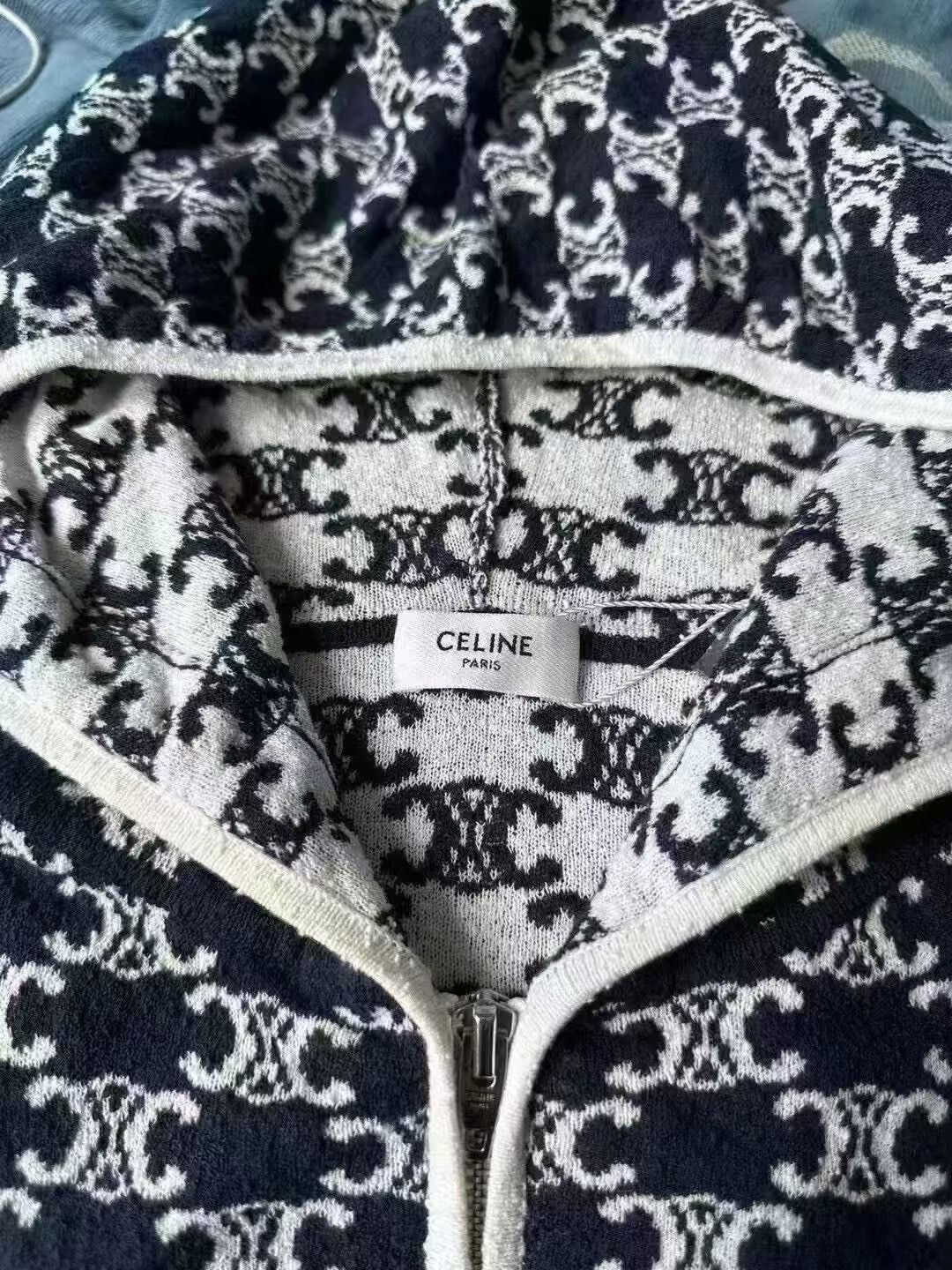 Celine Celine All-Over Print Zip Hoodie Size XS / US 0-2 / IT 36-38 - 3 Thumbnail