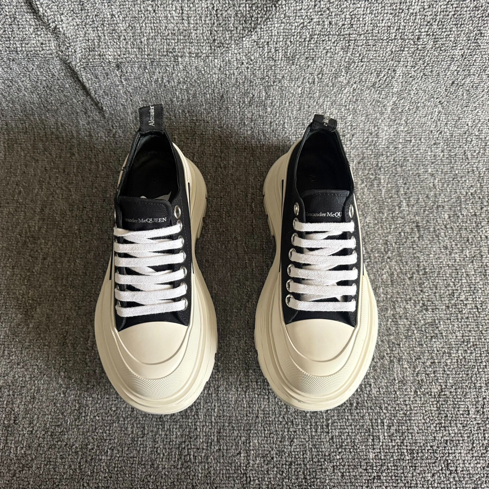 Alexander McQueen Alexander McQueen Platform Canvas Shoes Size US 4.5 / IT 34.5 - 3 Thumbnail