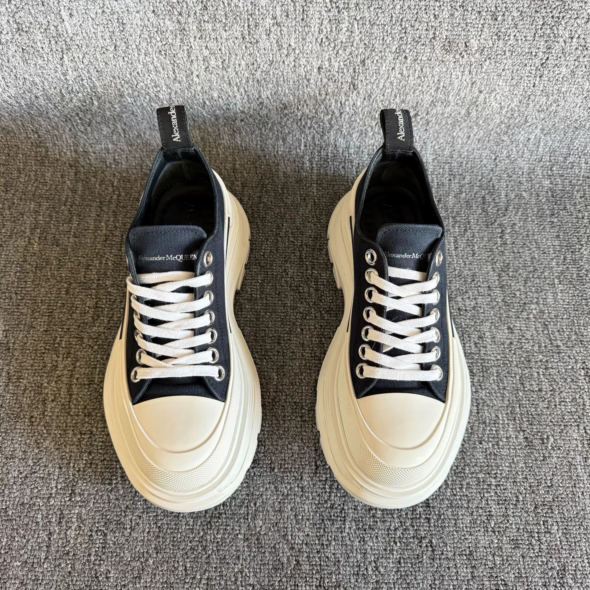 Alexander McQueen Alexander McQueen Platform Canvas Shoes 36 Size US 5 / IT 35 - 2 Thumbnail