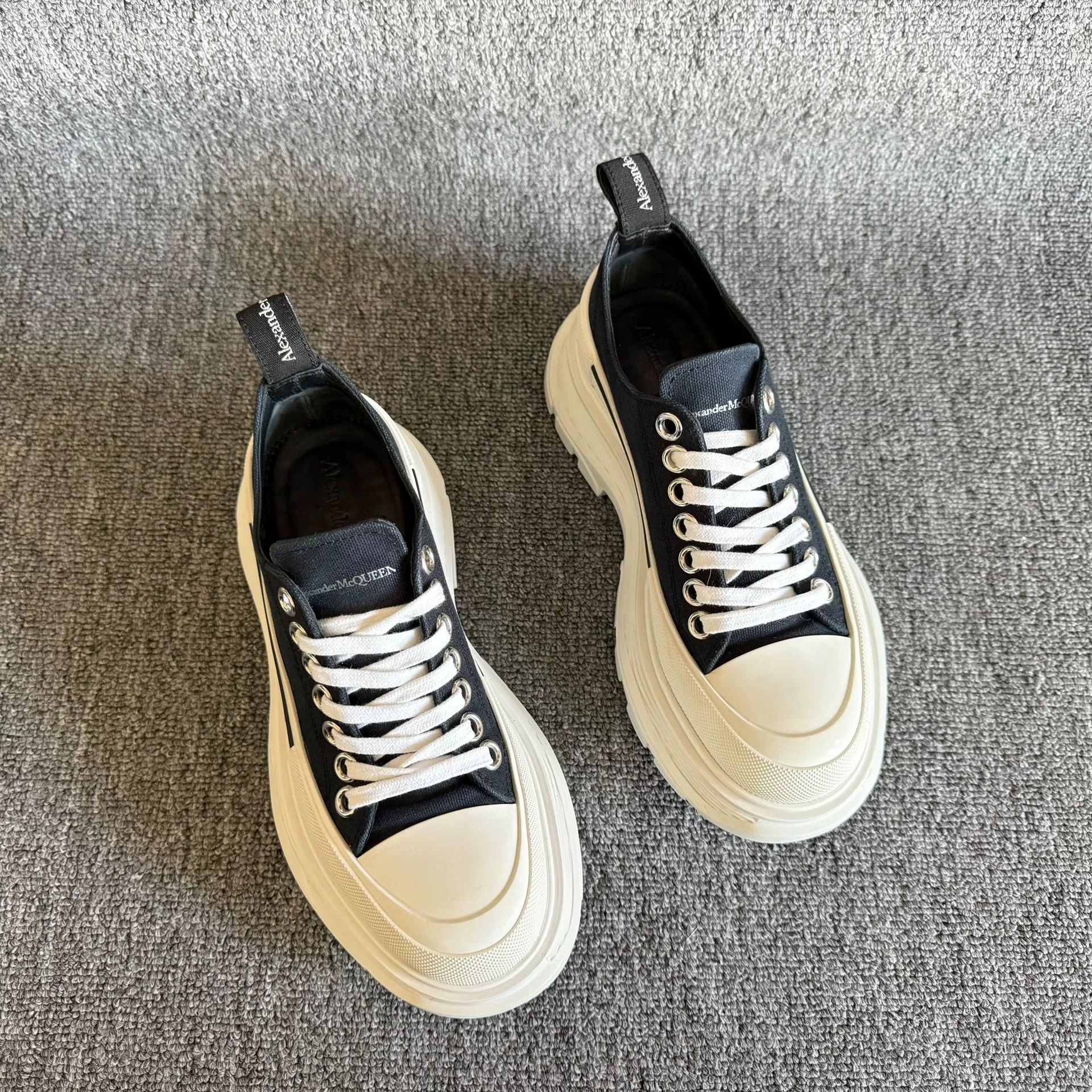 Alexander McQueen Alexander McQueen Platform Canvas Shoes 36 Size US 5 / IT 35 - 5 Thumbnail