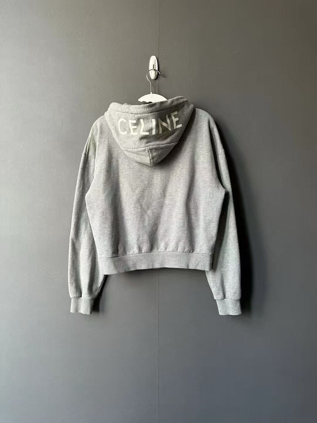 Celine Celine Logo Zip Hoodie Size S / US 4 / IT 40 - 2 Thumbnail