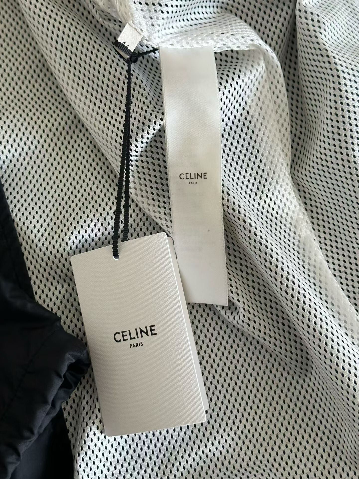 Celine Celine Black Nylon Jacket Size US S / EU 44-46 / 1 - 4 Thumbnail