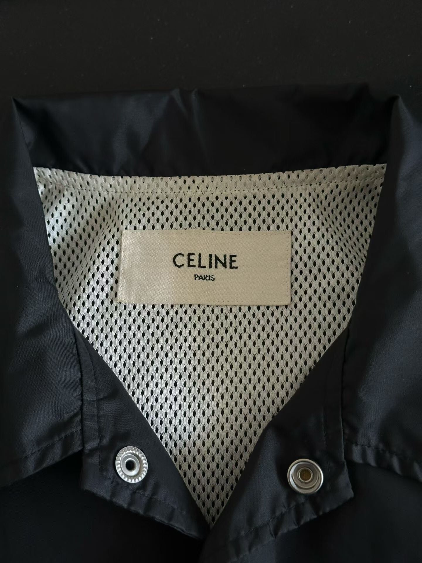 Celine Celine Black Nylon Jacket Size US S / EU 44-46 / 1 - 3 Thumbnail