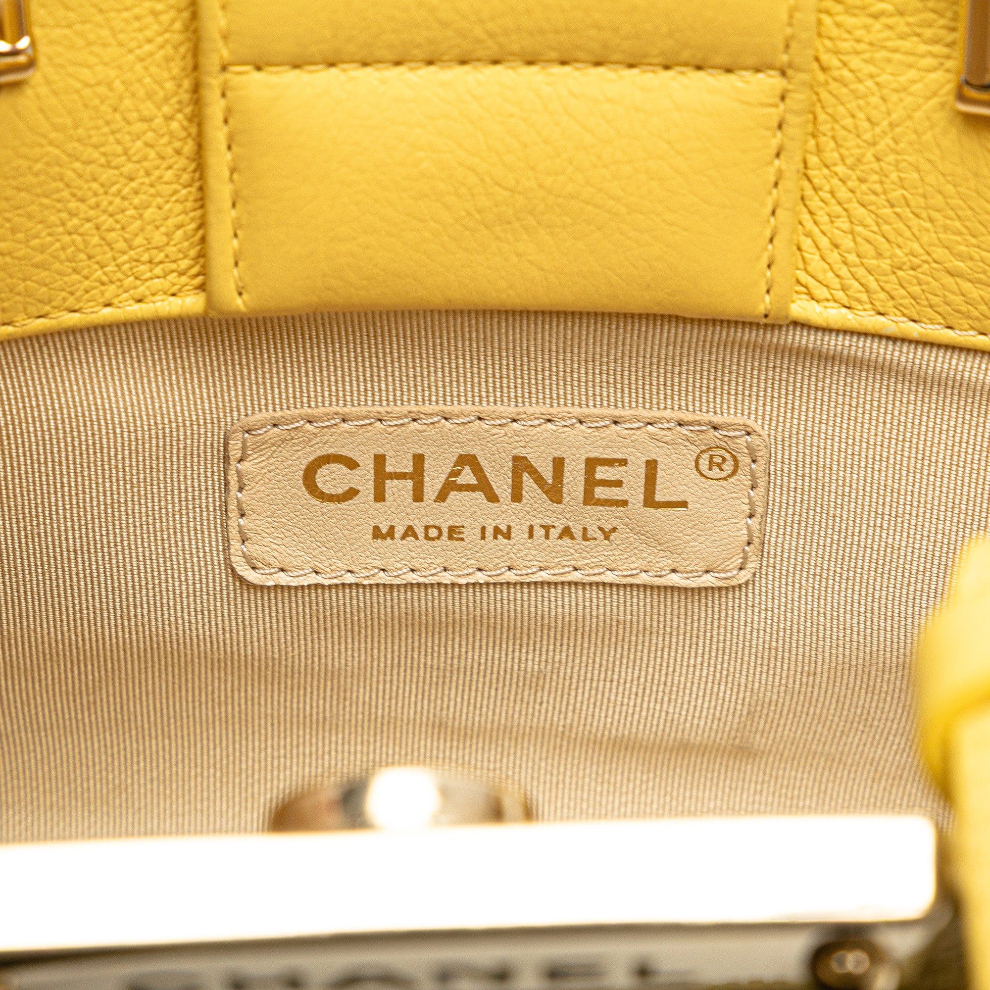 Chanel Mini Calfskin Label Click Shopping Tote Size ONE SIZE - 5 Thumbnail