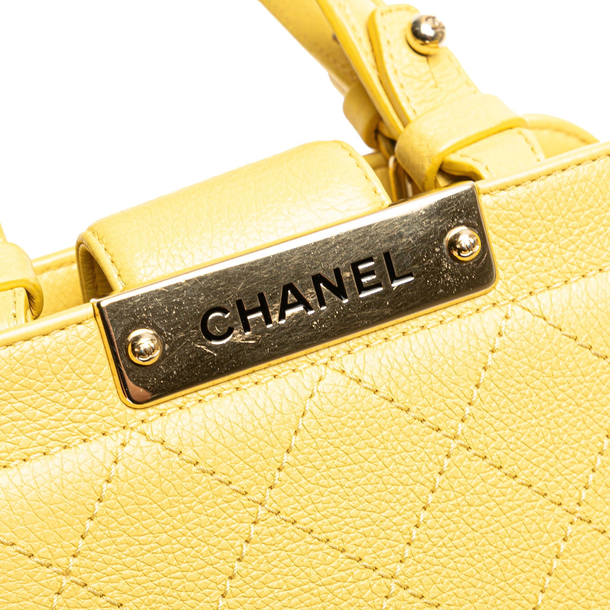 Chanel Mini Calfskin Label Click Shopping Tote Size ONE SIZE - 8 Thumbnail