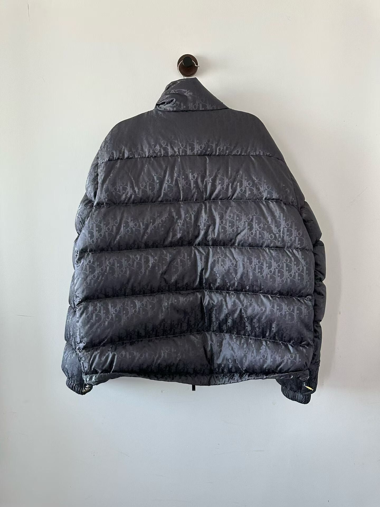Dior Dior Black Gray All-over Print Down Jacket Size US L / EU 52-54 / 3 - 2 Thumbnail