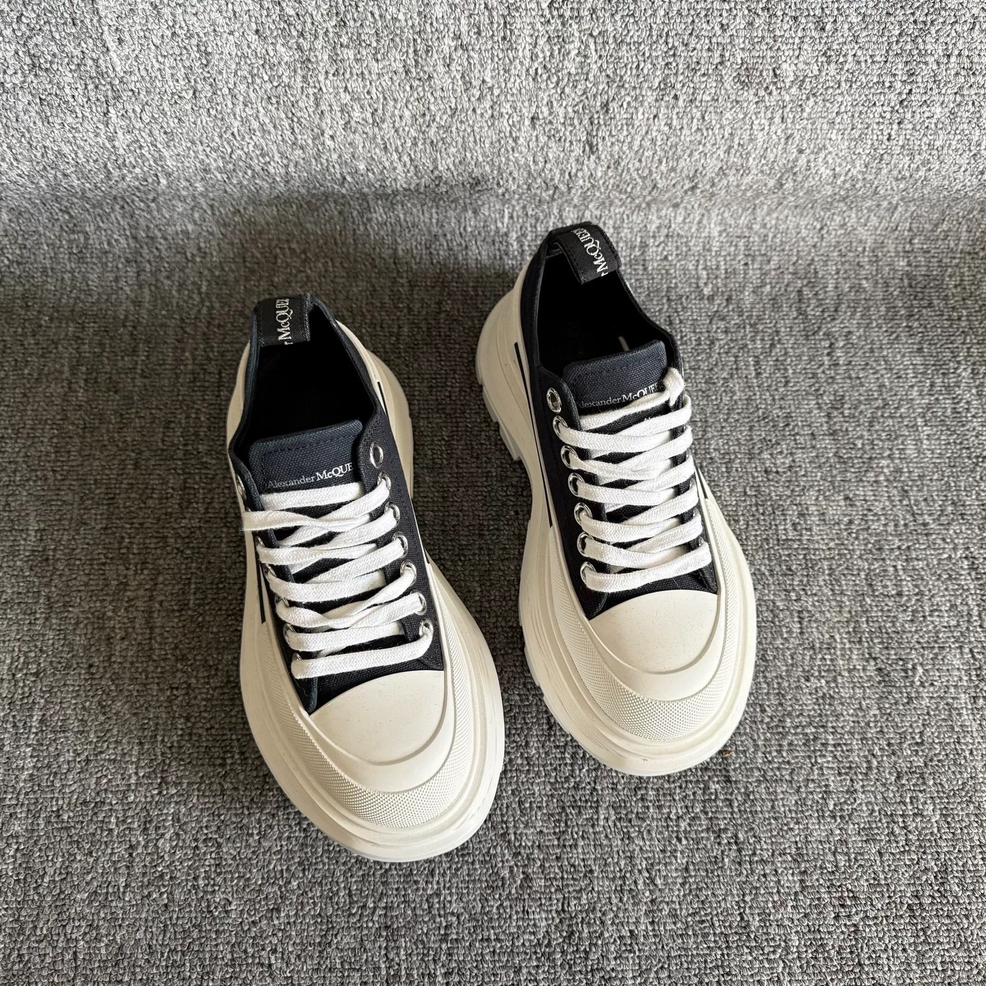 Alexander McQueen Alexander McQueen Platform Canvas Shoes 35 Size US 4 / IT 34 - 6 Thumbnail
