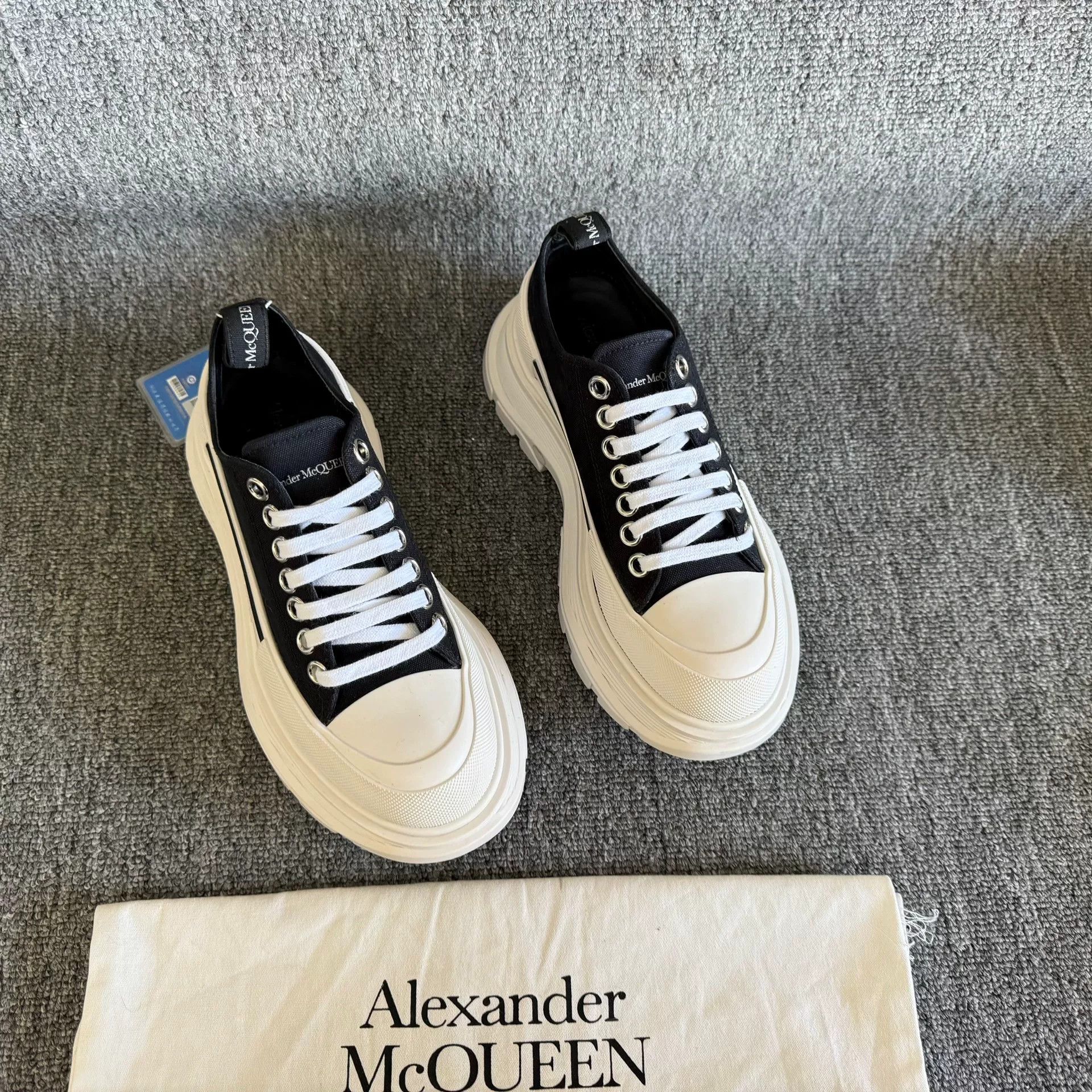 Alexander McQueen Alexander McQueen Platform Canvas Shoes Size US 6 / IT 36 - 6 Thumbnail