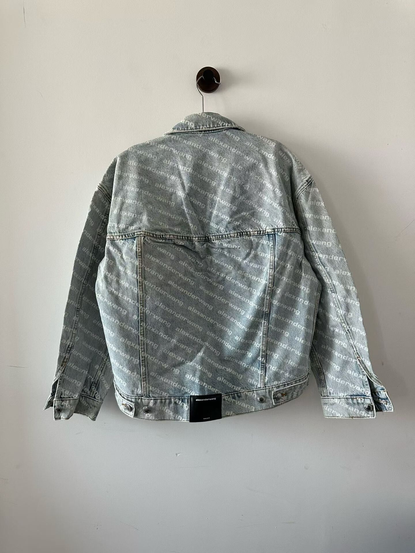 Alexander Wang Alexander Wang Logo Print Denim Jacket Size US M / EU 48-50 / 2 - 2 Thumbnail