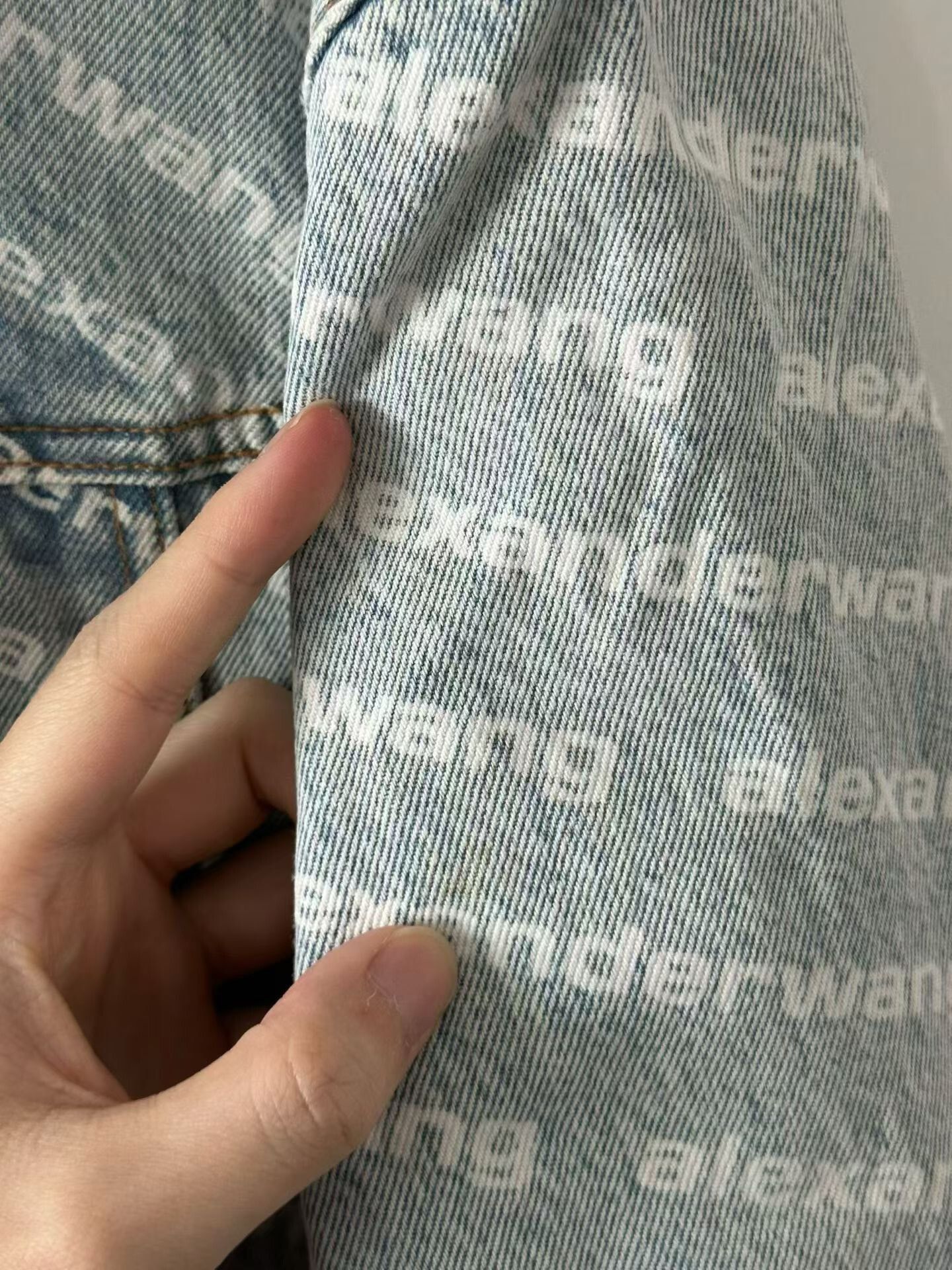 Alexander Wang Alexander Wang Logo Print Denim Jacket Size US M / EU 48-50 / 2 - 5 Thumbnail