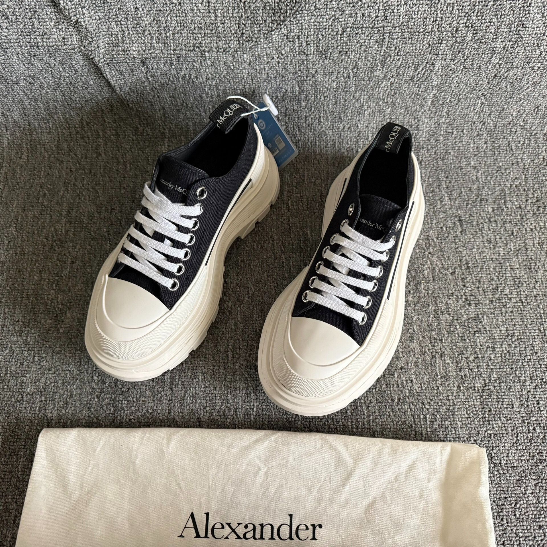 Alexander McQueen Alexander McQueen Platform Canvas Shoes Size US 5 / IT 35 - 2 Thumbnail