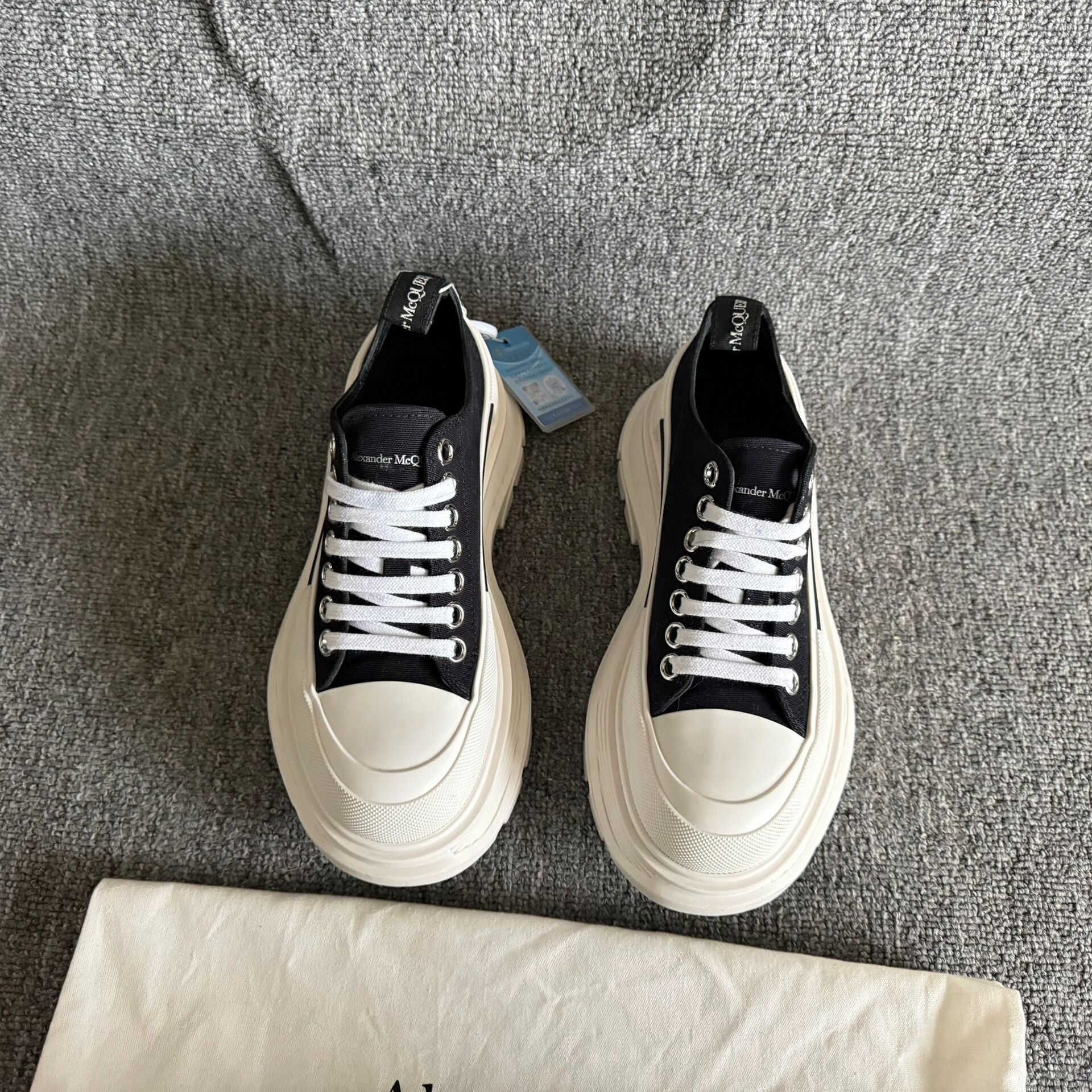 Alexander McQueen Alexander McQueen Platform Canvas Shoes Size US 5 / IT 35 - 3 Thumbnail