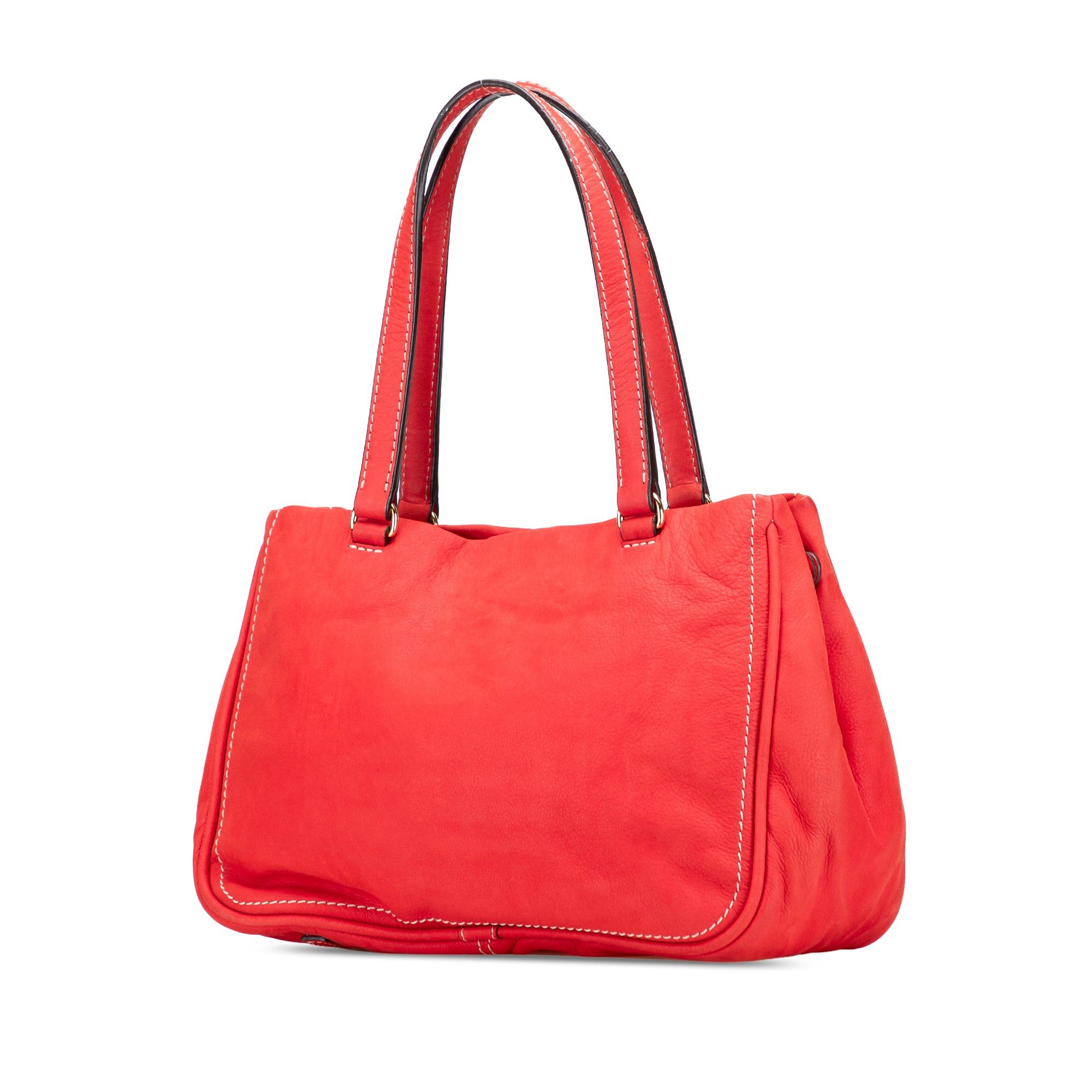 Loewe Nubuck Anagram Madrid Fringe Shoulder Bag Size ONE SIZE - 2 Thumbnail